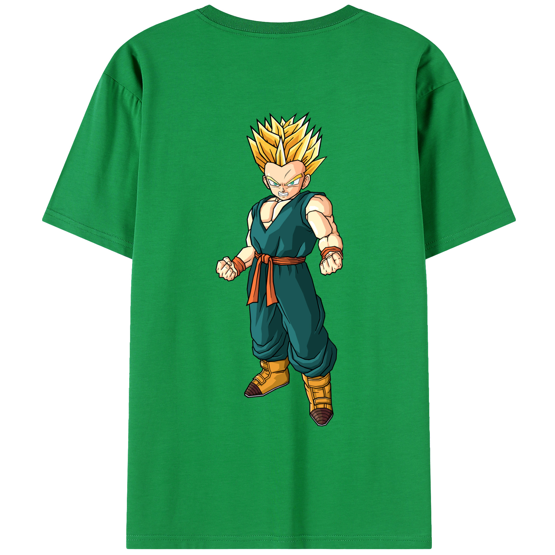 （画像用） ドラゴンボール DRAGON BALL 綿100％ メンズ半袖Tシャツ（バックプリント） 通気性
