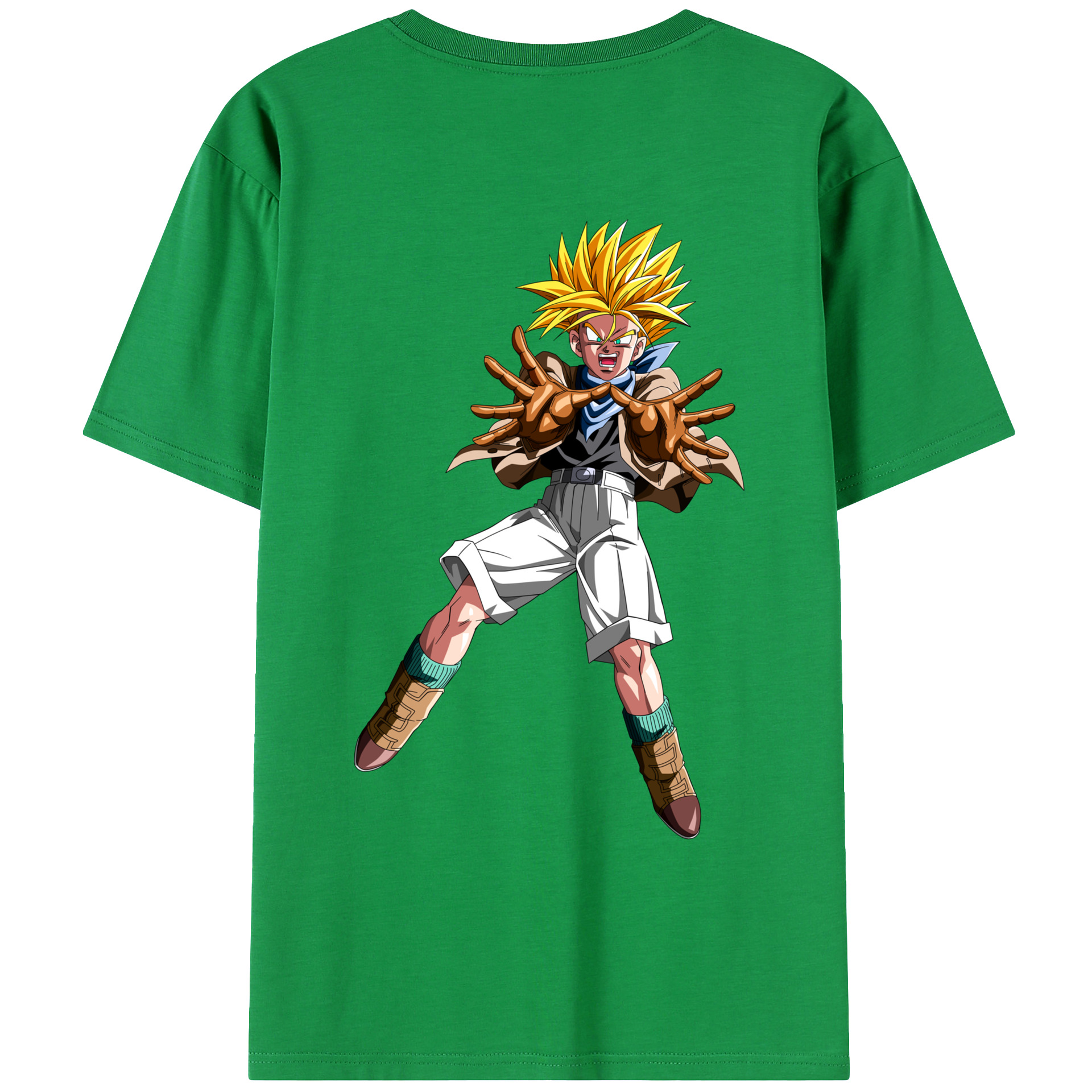 （画像用） ドラゴンボール DRAGON BALL 綿100％ メンズ半袖Tシャツ（バックプリント） 通気性
