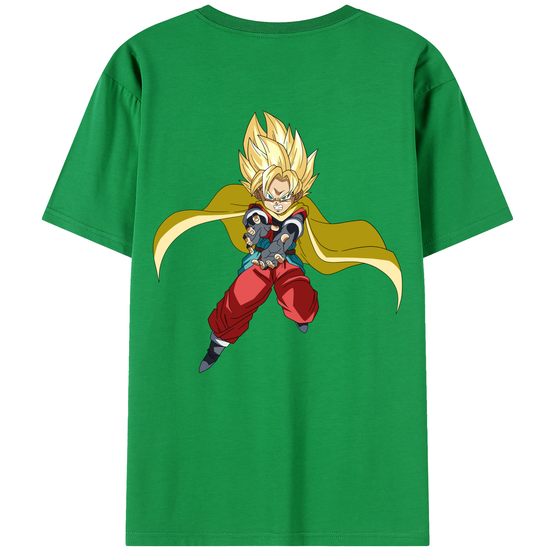 （画像用） ドラゴンボール DRAGON BALL 綿100％ メンズ半袖Tシャツ（バックプリント） 通気性