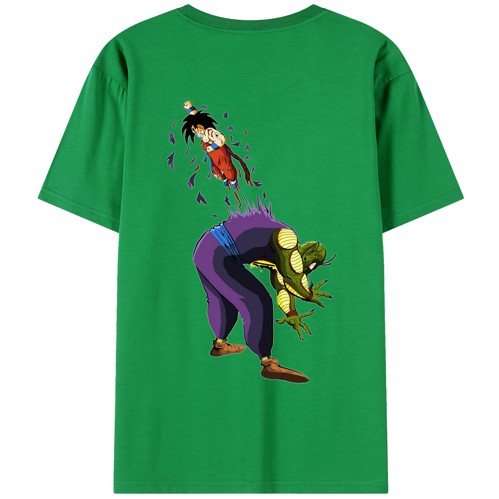 （画像用） ドラゴンボール DRAGON BALL 綿100％ メンズ半袖Tシャツ（バックプリント） 通気性