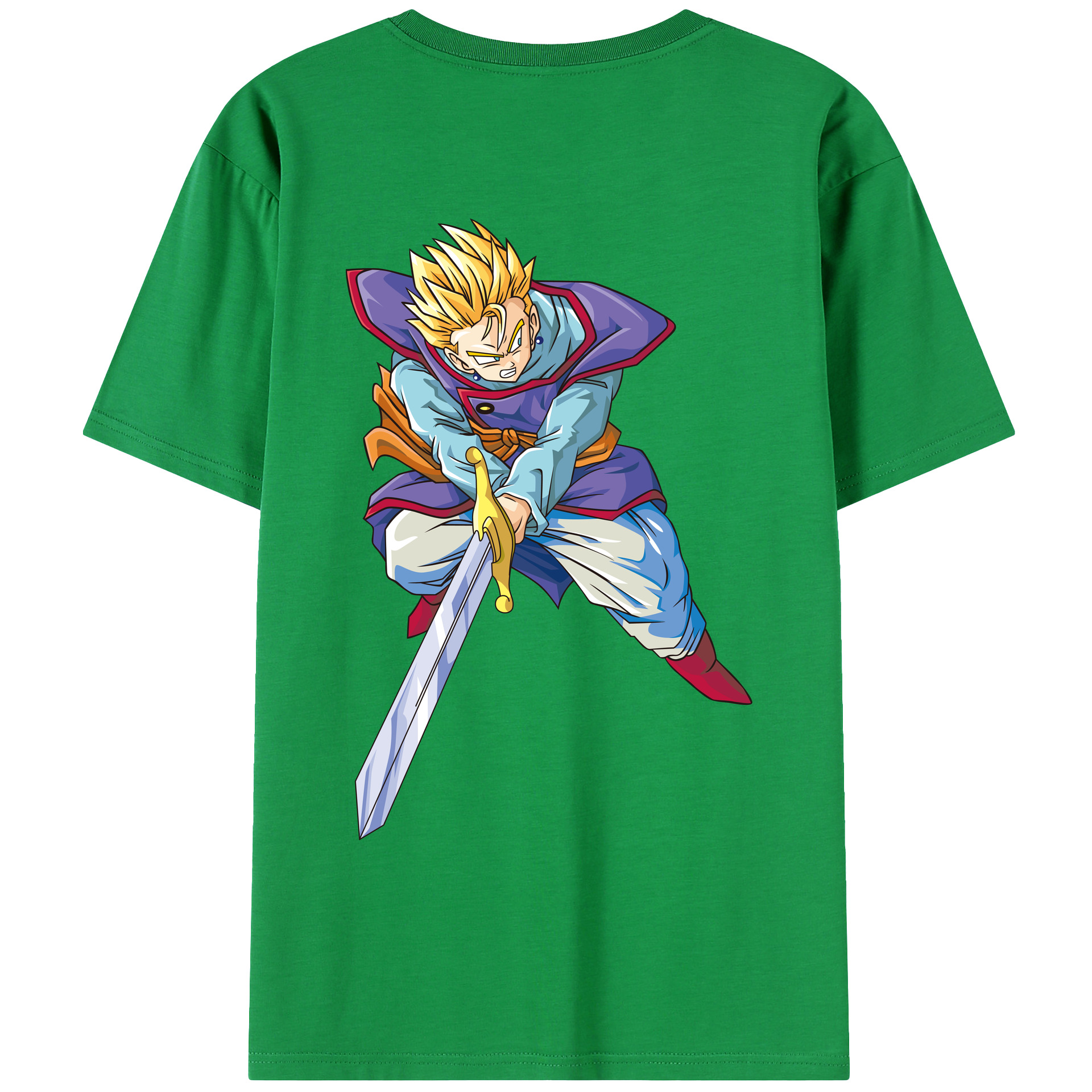 （画像用） ドラゴンボール DRAGON BALL 綿100％ メンズ半袖Tシャツ（バックプリント） 通気性