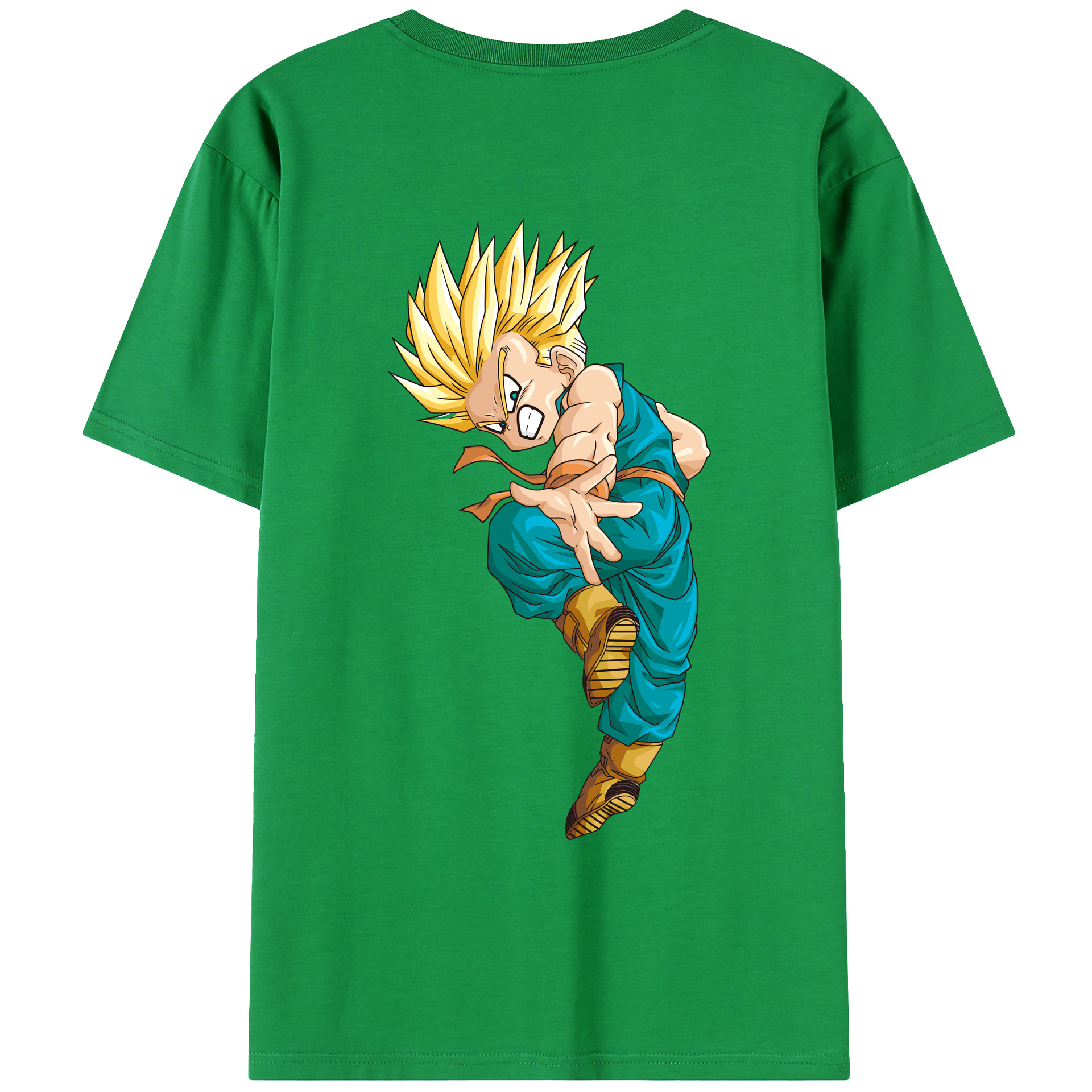 （画像用） ドラゴンボール DRAGON BALL 綿100％ メンズ半袖Tシャツ（バックプリント） 通気性