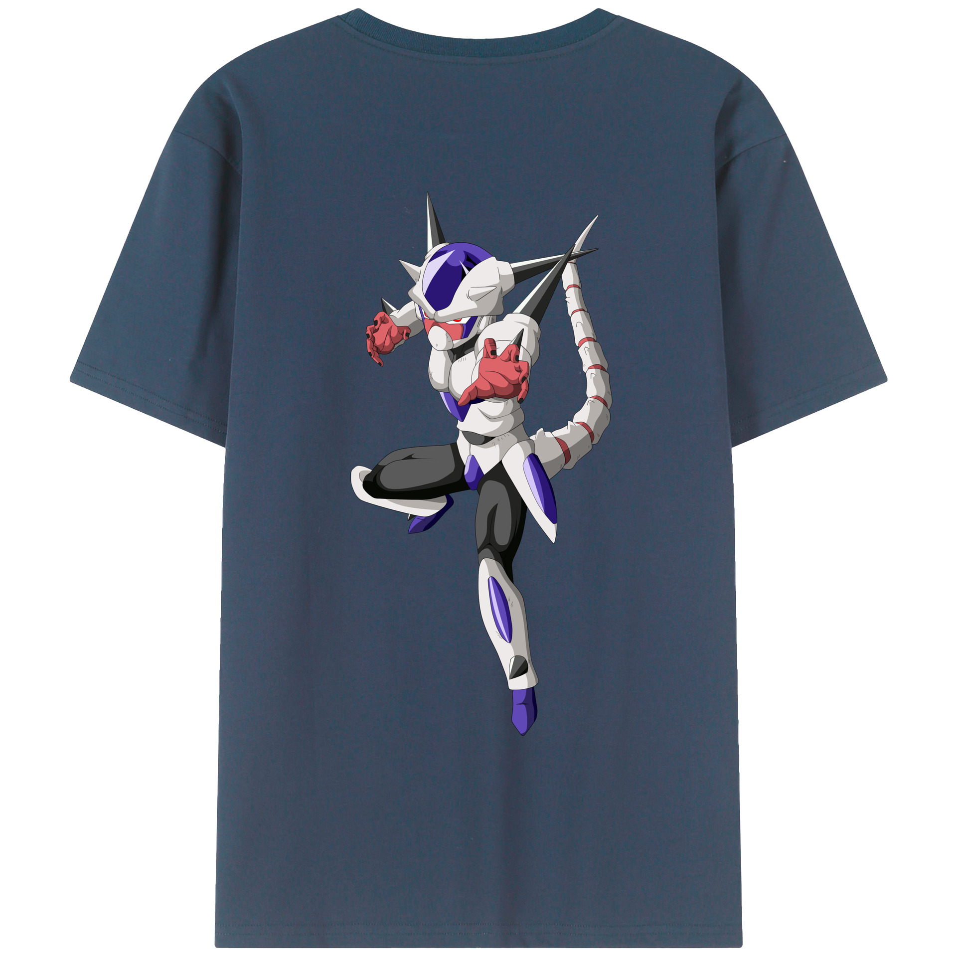 （画像用） ドラゴンボール クリーサ DRAGON BALL Kulisa 綿100％ メンズ半袖Tシャツ（バックプリント） 通気性