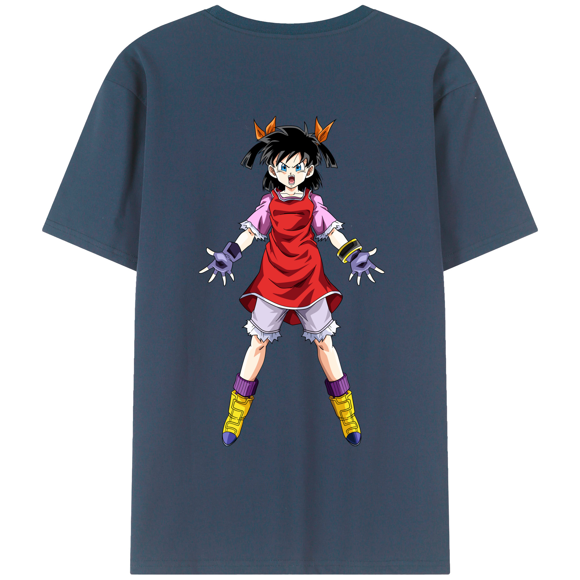 （画像用） ドラゴンボール パン DRAGON BALL Pan 綿100％ メンズ半袖Tシャツ（バックプリント） 通気性