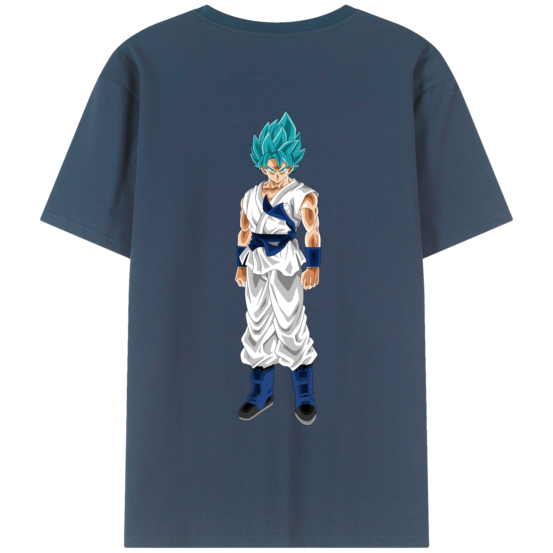 （画像用） ドラゴンボール 孫 悟飯（そんごはん）DRAGON BALL Son Gohan 綿100％ メンズ半袖Tシャツ（バックプリント） 通気性