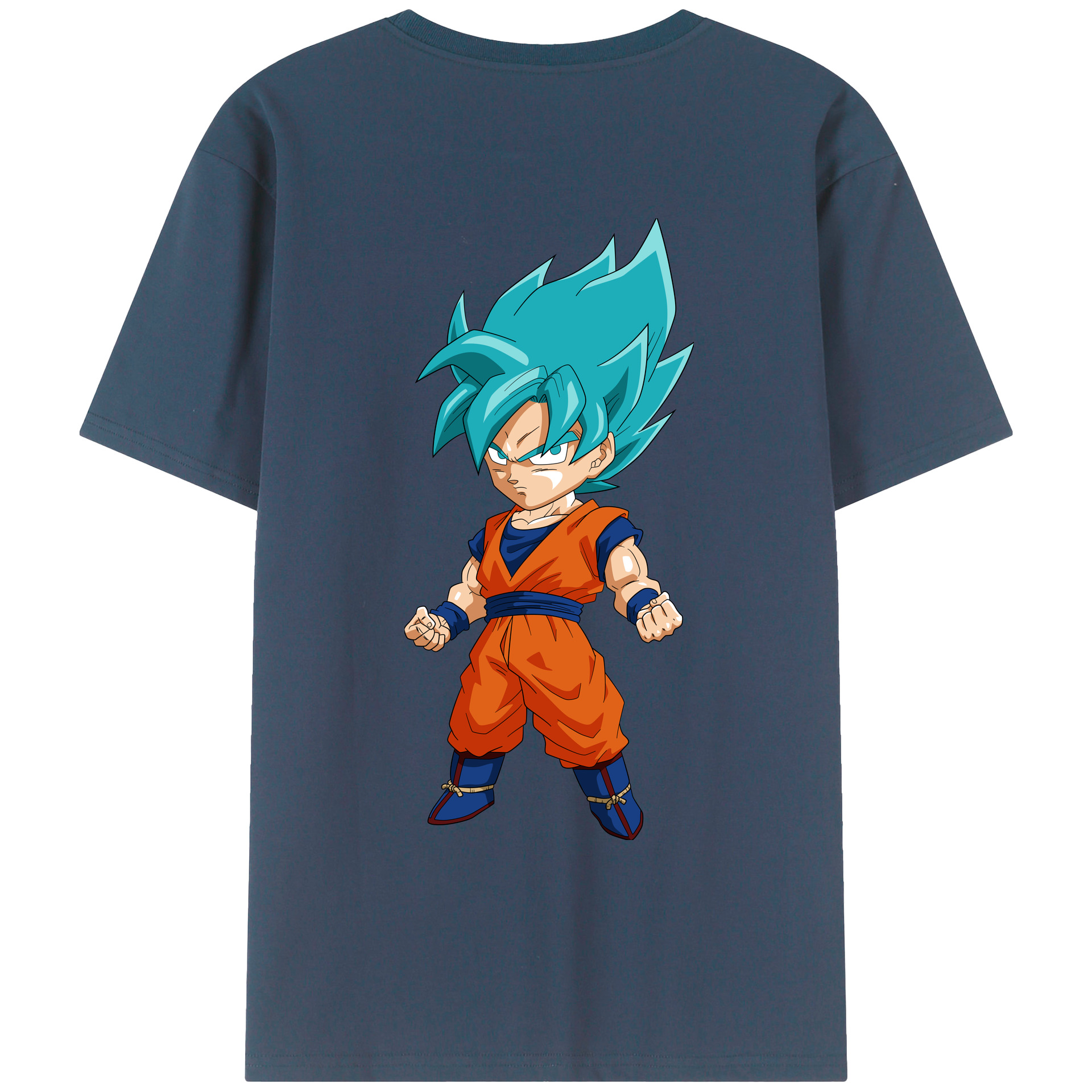 （画像用） ドラゴンボール 孫 悟飯（そんごはん）DRAGON BALL Son Gohan 綿100％ メンズ半袖Tシャツ（バックプリント） 通気性