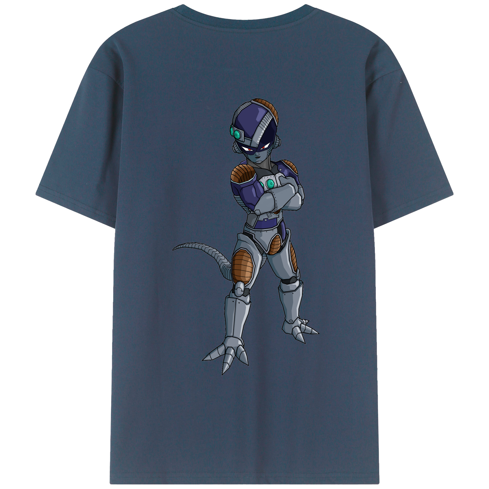 （画像用） ドラゴンボール フリーザ DRAGON BALL Frieza 綿100％ メンズ半袖Tシャツ（バックプリント） 通気性