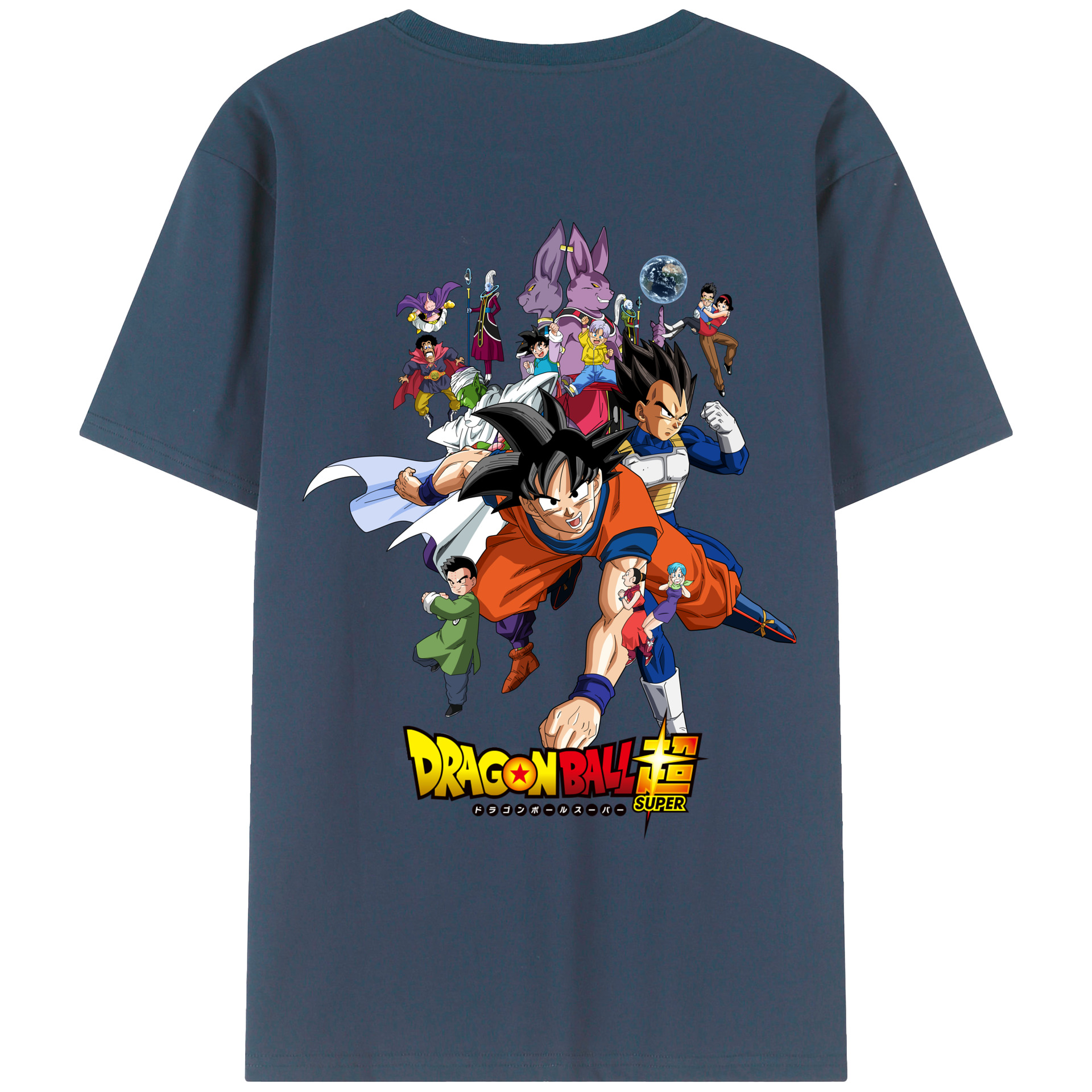 （画像用） ドラゴンボール DRAGON BALL 綿100％ メンズ半袖Tシャツ（バックプリント） 通気性