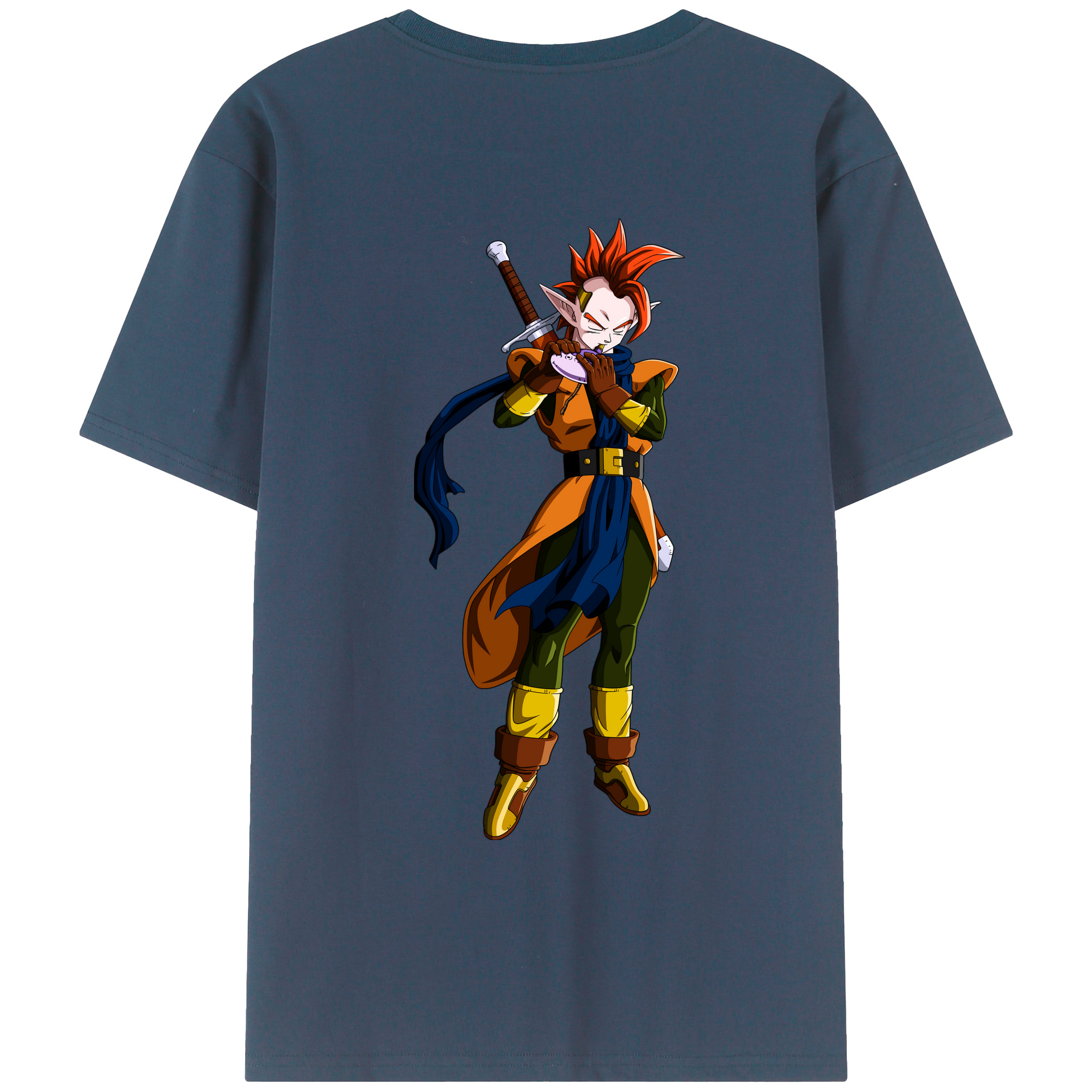 （画像用） ドラゴンボール DRAGON BALL 綿100％ メンズ半袖Tシャツ（バックプリント） 通気性