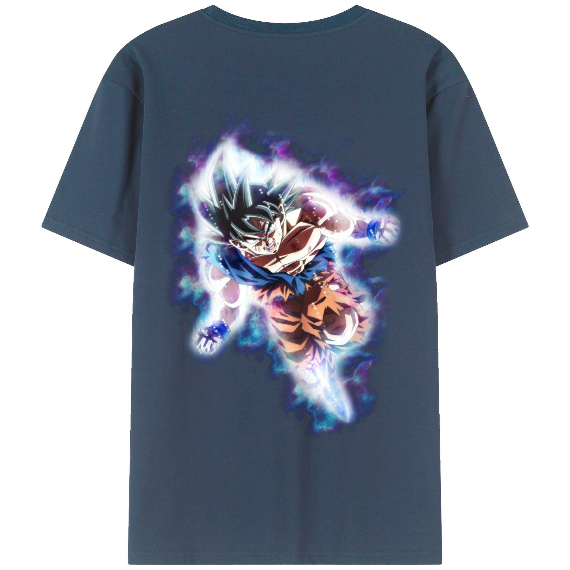 （画像用） ドラゴンボール 孫悟空（そん ごくう）Son Goku カカロット DRAGON BALL Kakarotto 綿100％ メンズ半袖Tシャツ（バックプリント） 通気性