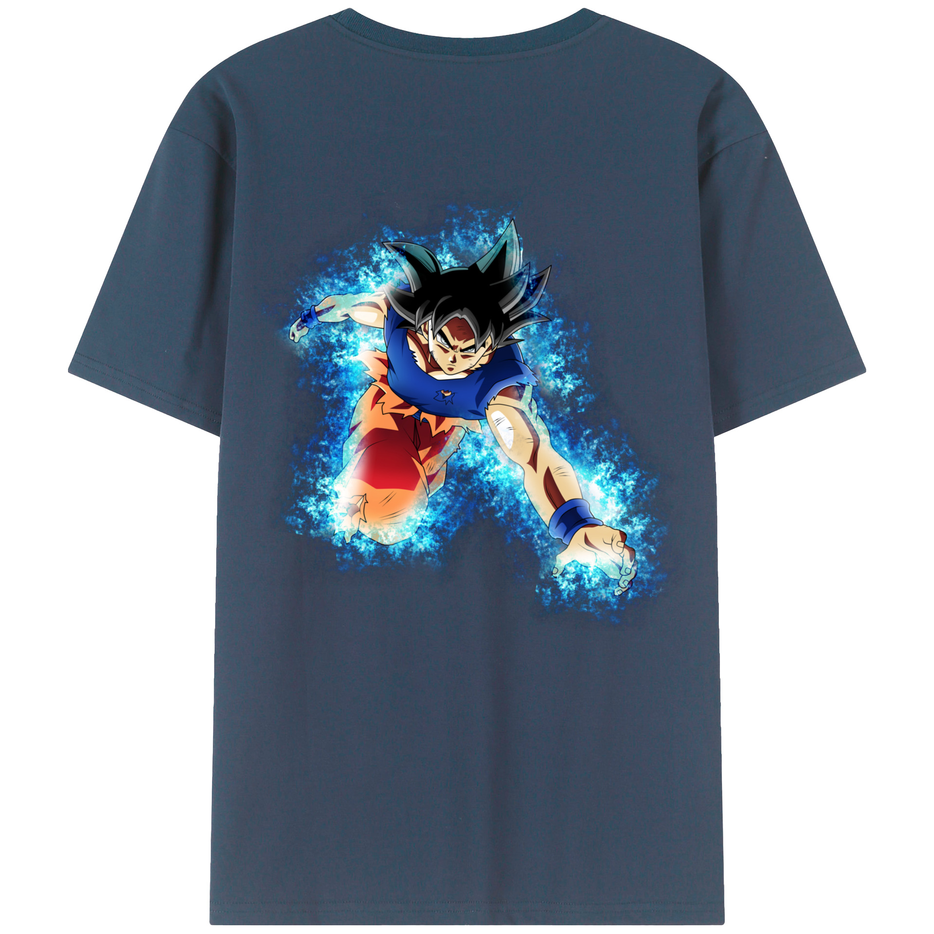 （画像用） ドラゴンボール 孫悟空（そん ごくう）Son Goku カカロット DRAGON BALL Kakarotto 綿100％ メンズ半袖Tシャツ（バックプリント） 通気性