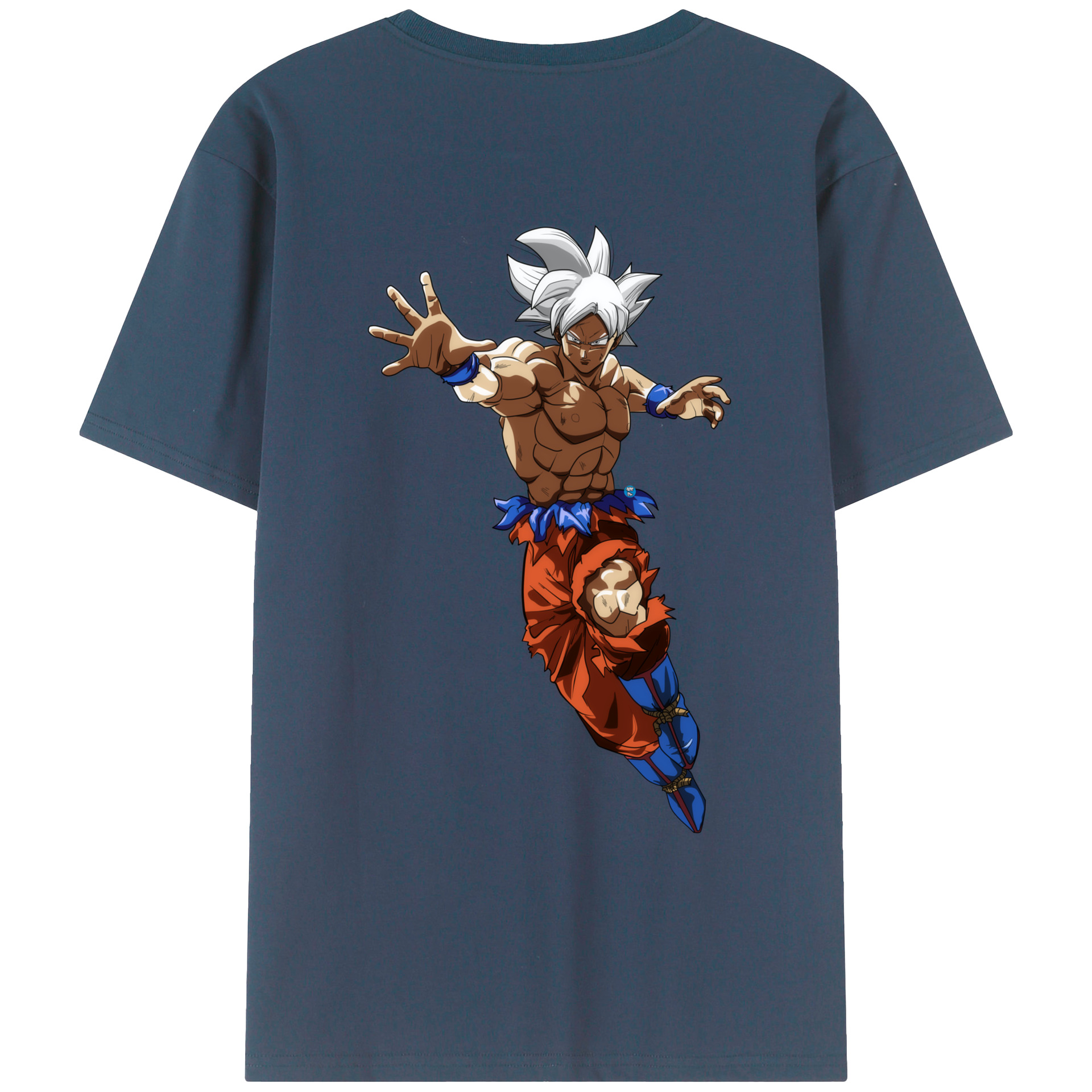 （画像用） ドラゴンボール 孫悟空（そん ごくう）Son Goku カカロット DRAGON BALL Kakarotto 綿100％ メンズ半袖Tシャツ（バックプリント） 通気性