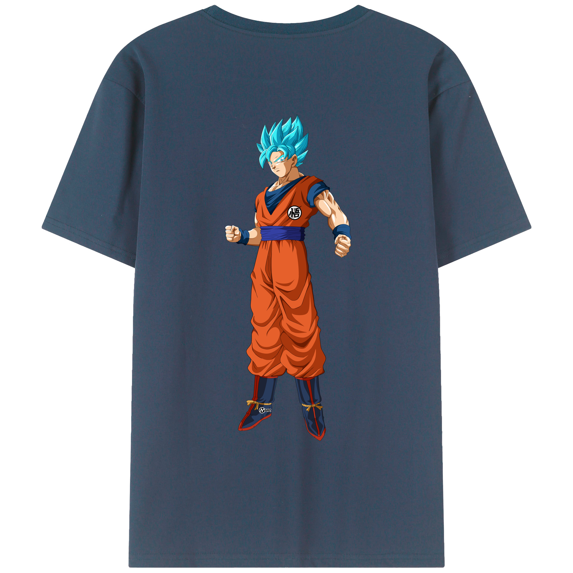（画像用） ドラゴンボール 孫悟空（そん ごくう）Son Goku カカロット DRAGON BALL Kakarotto 綿100％ メンズ半袖Tシャツ（バックプリント） 通気性