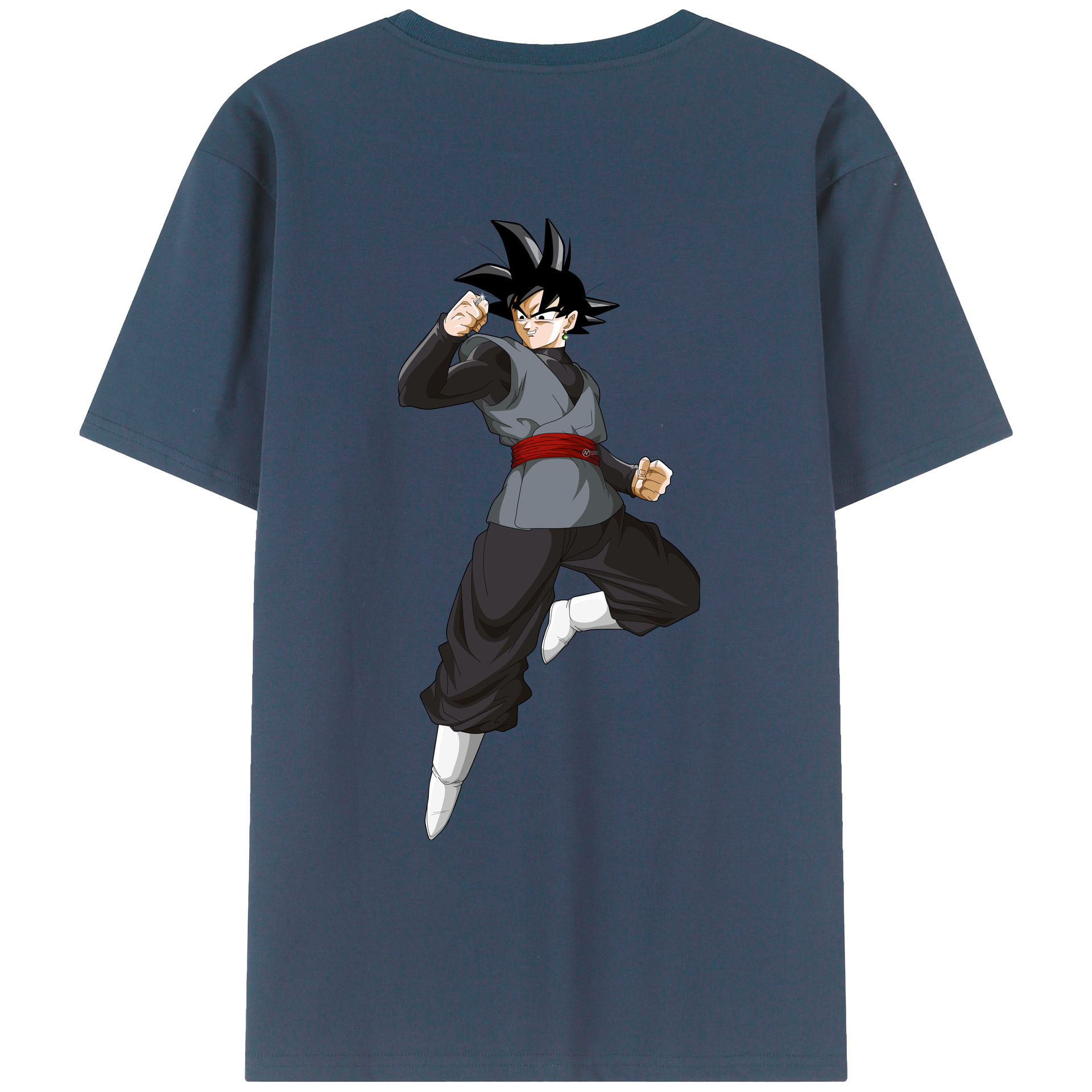 （画像用） ドラゴンボール ベジータ四世（Bejīta Yonsei）DRAGON BALL Vegeta IV 綿100％ メンズ半袖Tシャツ（バックプリント） 通気性