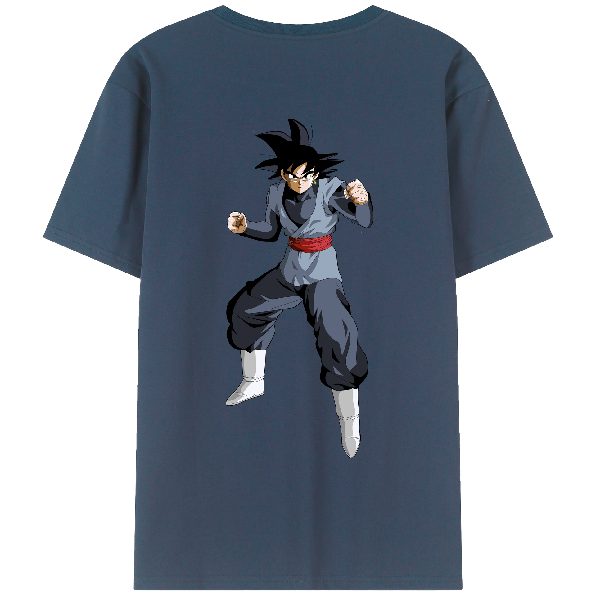 （画像用） ドラゴンボール ベジータ四世（Bejīta Yonsei）DRAGON BALL Vegeta IV 綿100％ メンズ半袖Tシャツ（バックプリント） 通気性