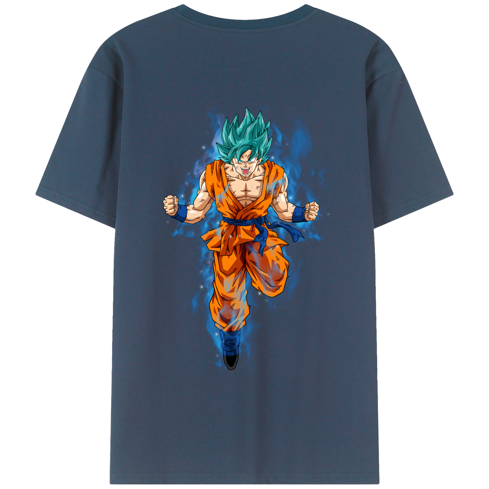 （画像用） ドラゴンボール 孫 悟飯（そんごはん）DRAGON BALL Son Gohan 綿100％ メンズ半袖Tシャツ（バックプリント） 通気性