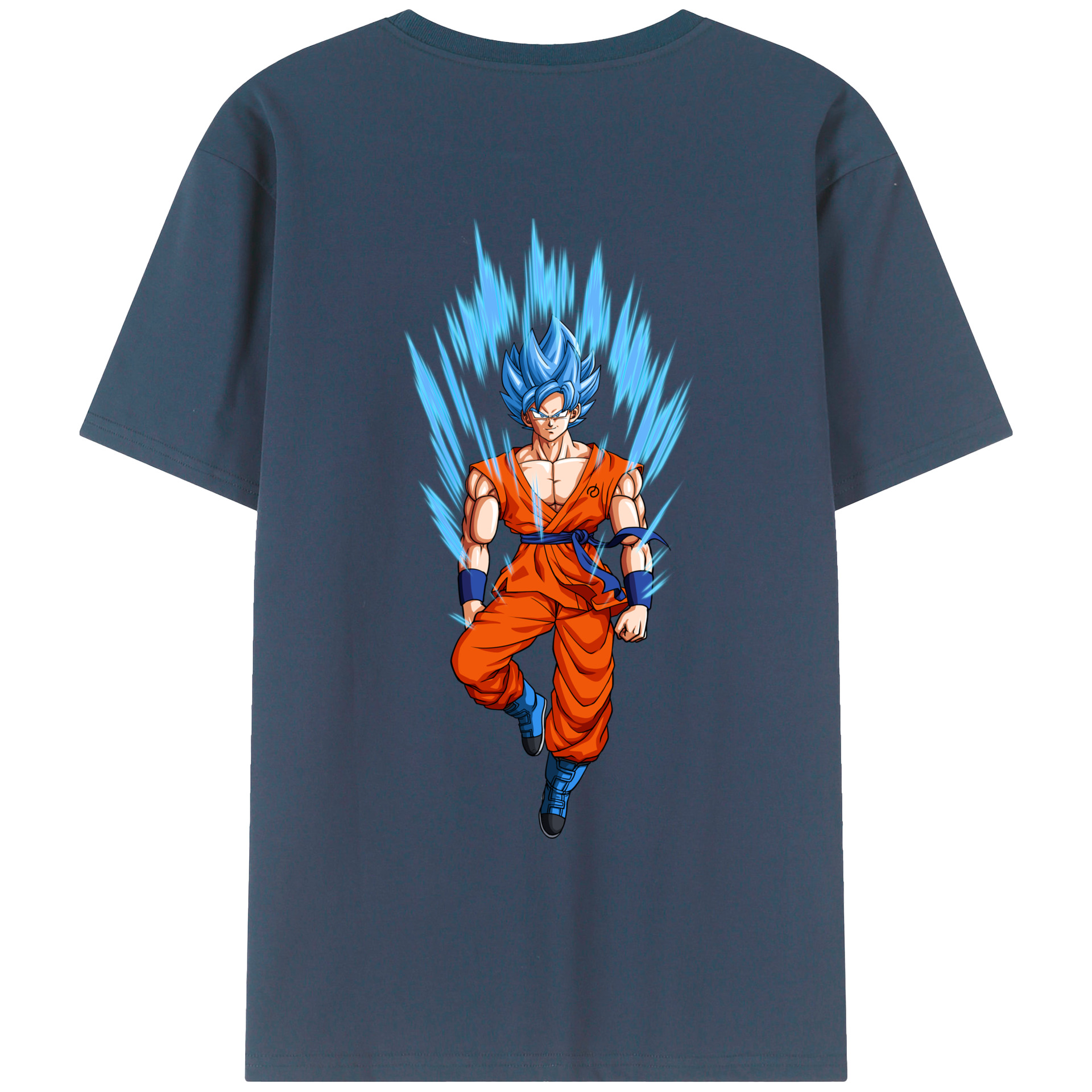 （画像用） ドラゴンボール 孫 悟飯（そんごはん）DRAGON BALL Son Gohan 綿100％ メンズ半袖Tシャツ（バックプリント） 通気性
