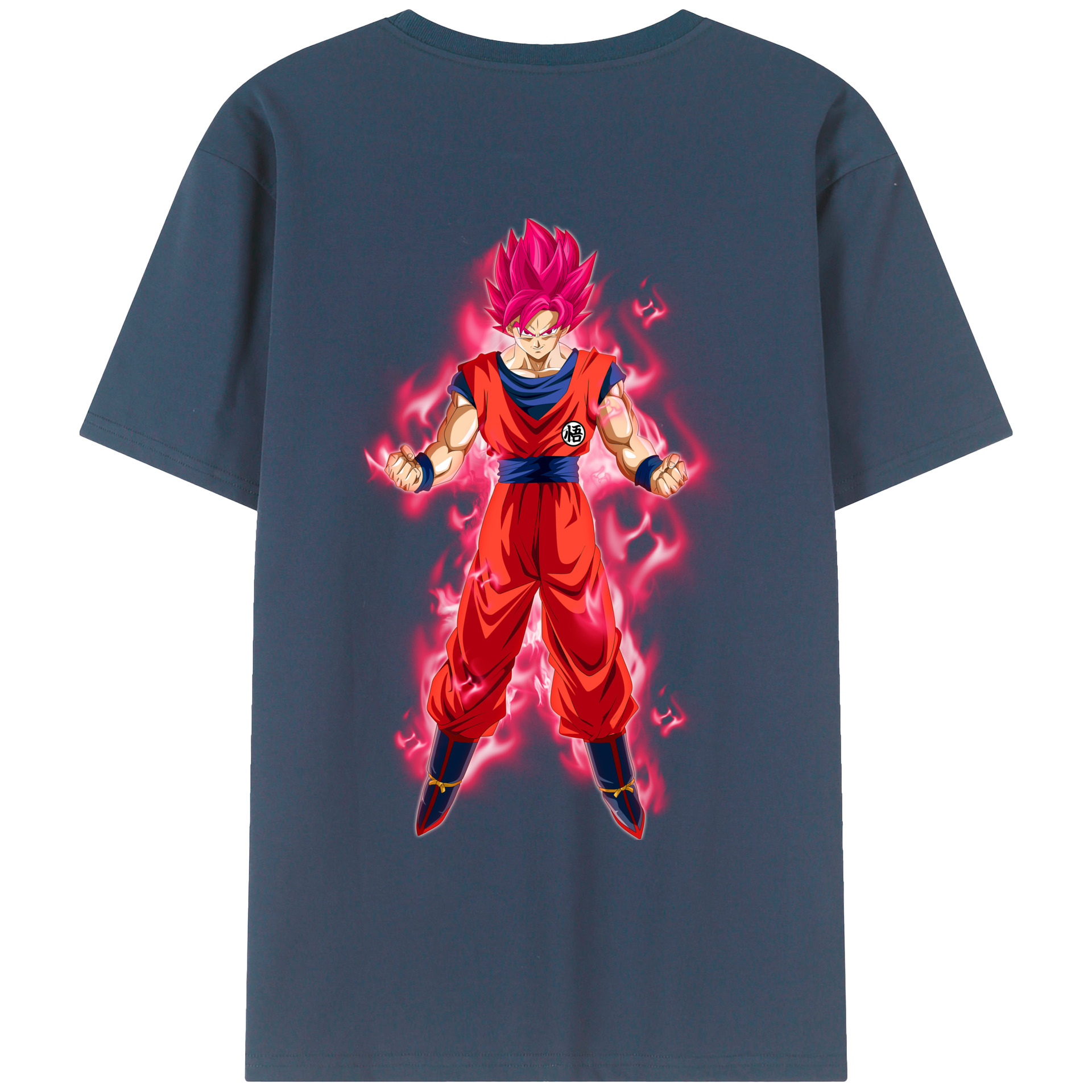 （画像用） ドラゴンボール 孫 悟飯（そんごはん）DRAGON BALL Son Gohan 綿100％ メンズ半袖Tシャツ（バックプリント） 通気性