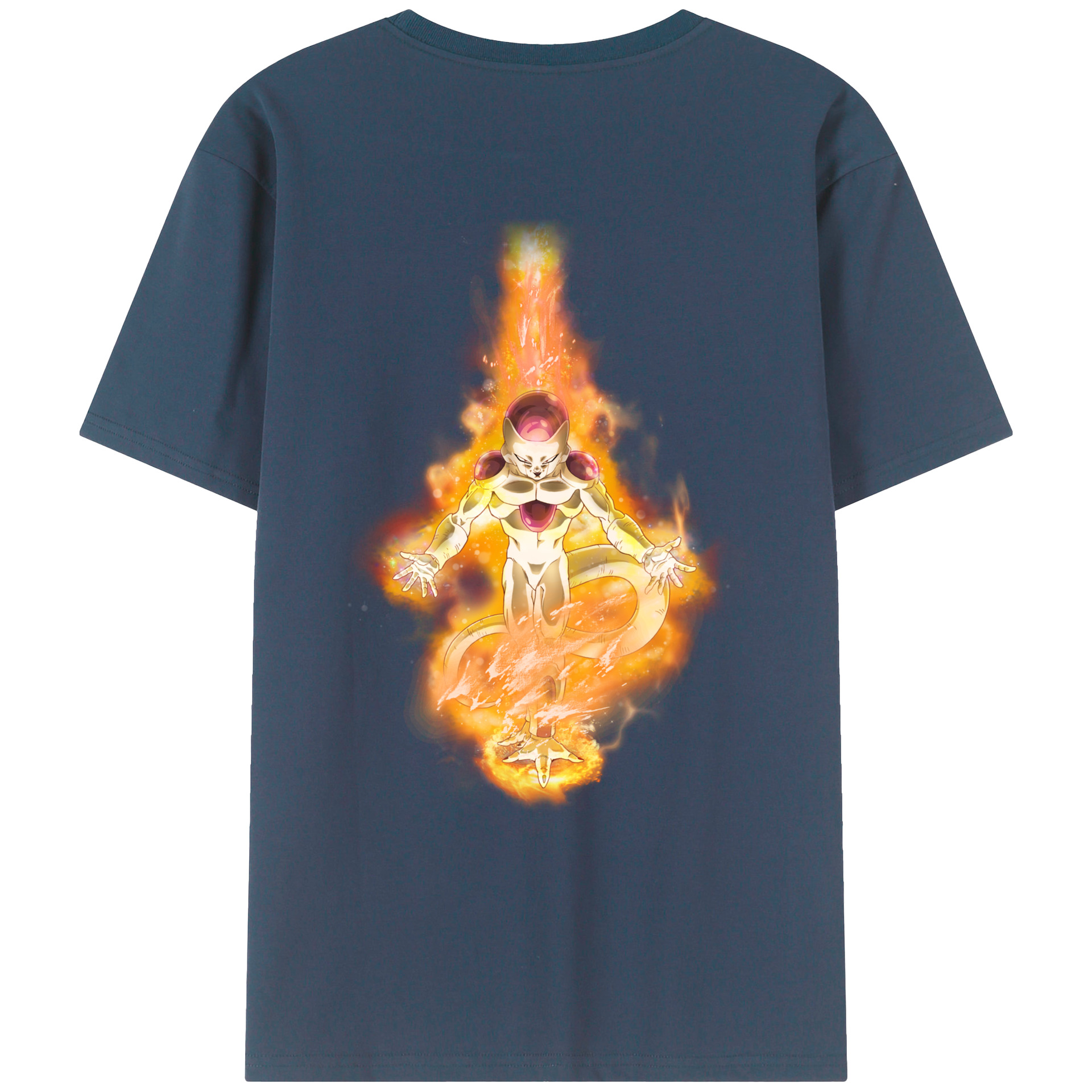 （画像用） ドラゴンボール フリーザ DRAGON BALL Frieza 綿100％ メンズ半袖Tシャツ（バックプリント） 通気性