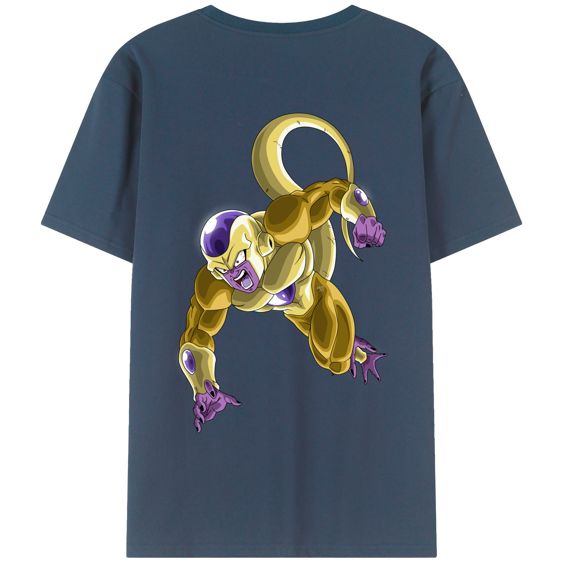 （画像用） ドラゴンボール フリーザ DRAGON BALL Frieza 綿100％ メンズ半袖Tシャツ（バックプリント） 通気性