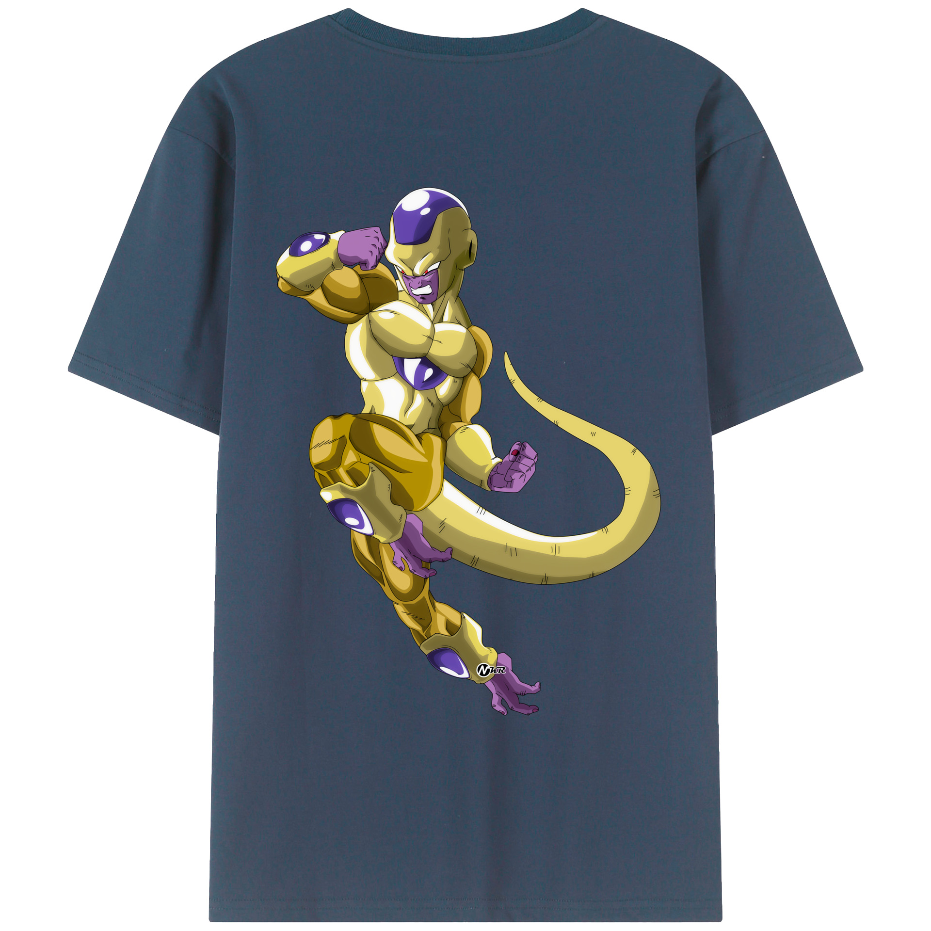 （画像用） ドラゴンボール フリーザ DRAGON BALL Frieza 綿100％ メンズ半袖Tシャツ（バックプリント） 通気性
