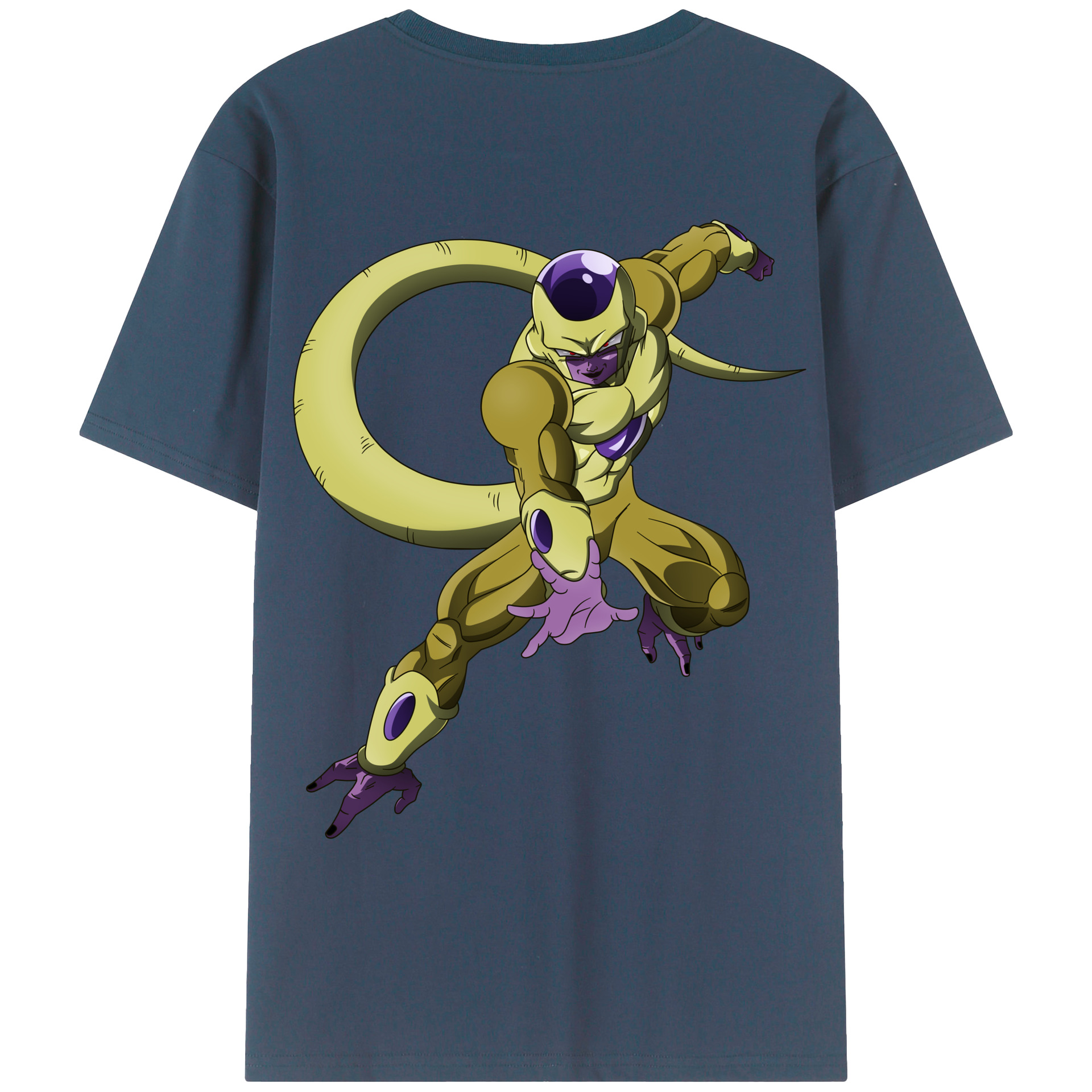 （画像用） ドラゴンボール フリーザ DRAGON BALL Frieza 綿100％ メンズ半袖Tシャツ（バックプリント） 通気性