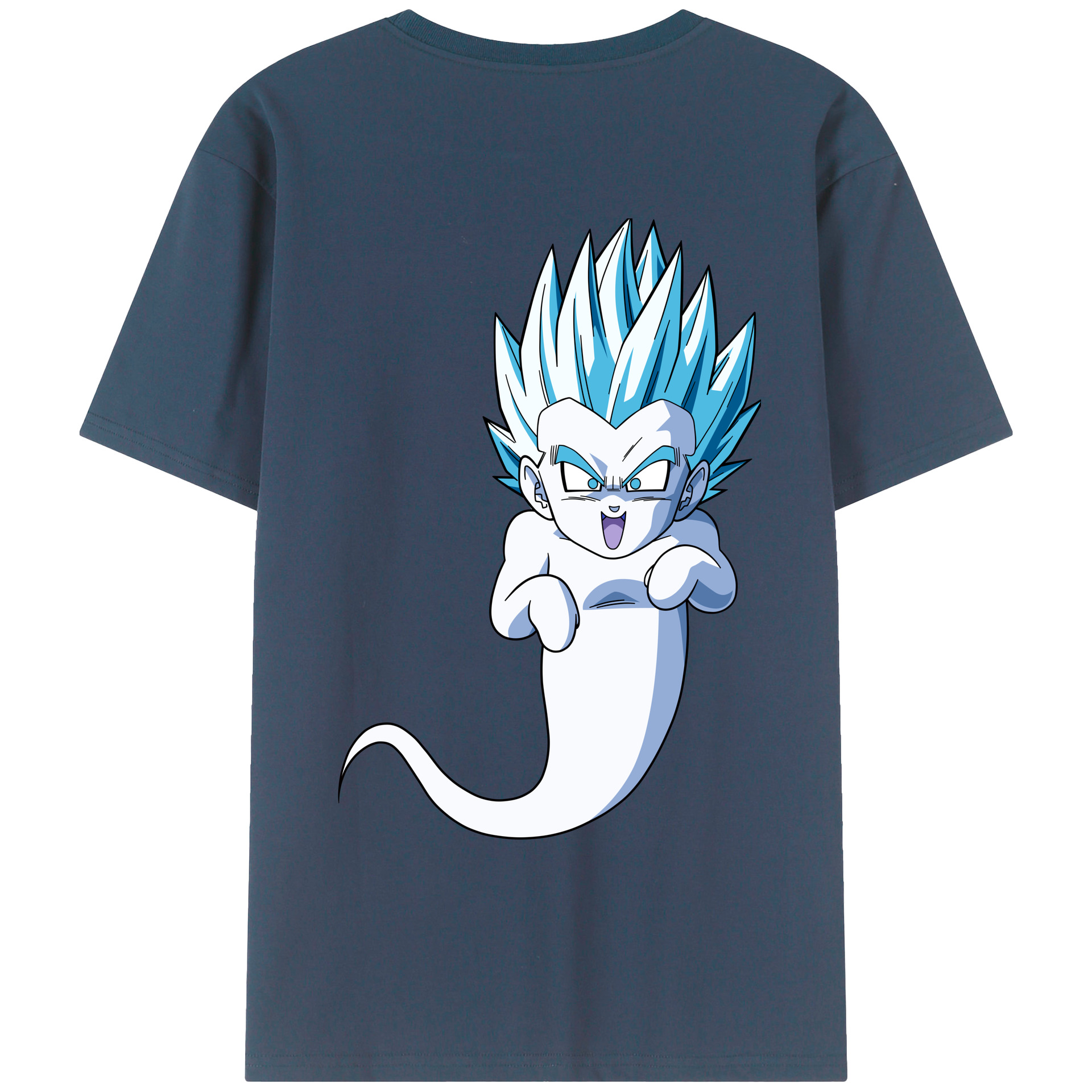 （画像用） ドラゴンボール ベジット DRAGON BALL Vegetto 綿100％ メンズ半袖Tシャツ（バックプリント） 通気性