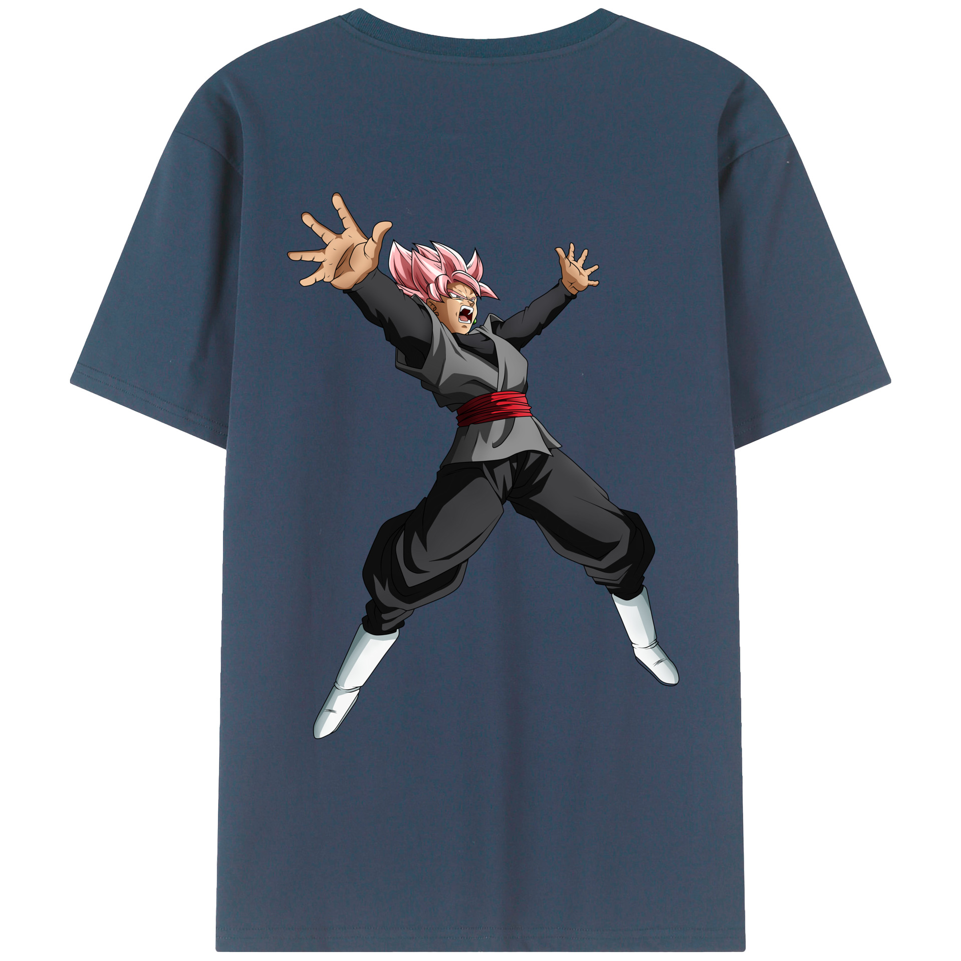 （画像用） ドラゴンボール ベジット DRAGON BALL Vegetto 綿100％ メンズ半袖Tシャツ（バックプリント） 通気性