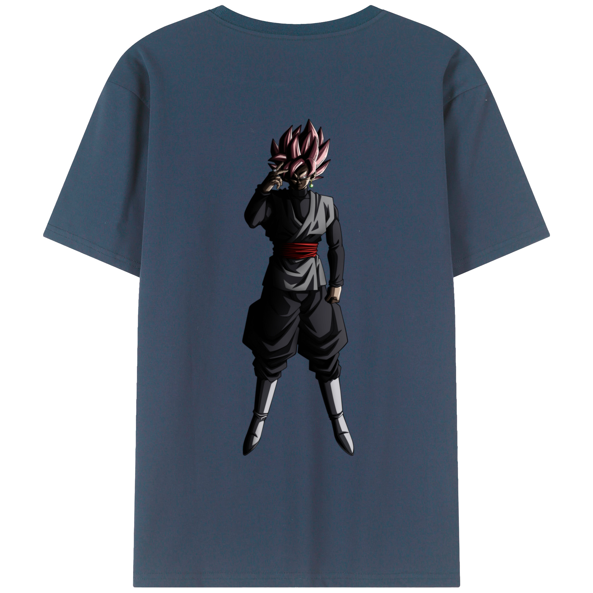 （画像用） ドラゴンボール ベジット DRAGON BALL Vegetto 綿100％ メンズ半袖Tシャツ（バックプリント） 通気性