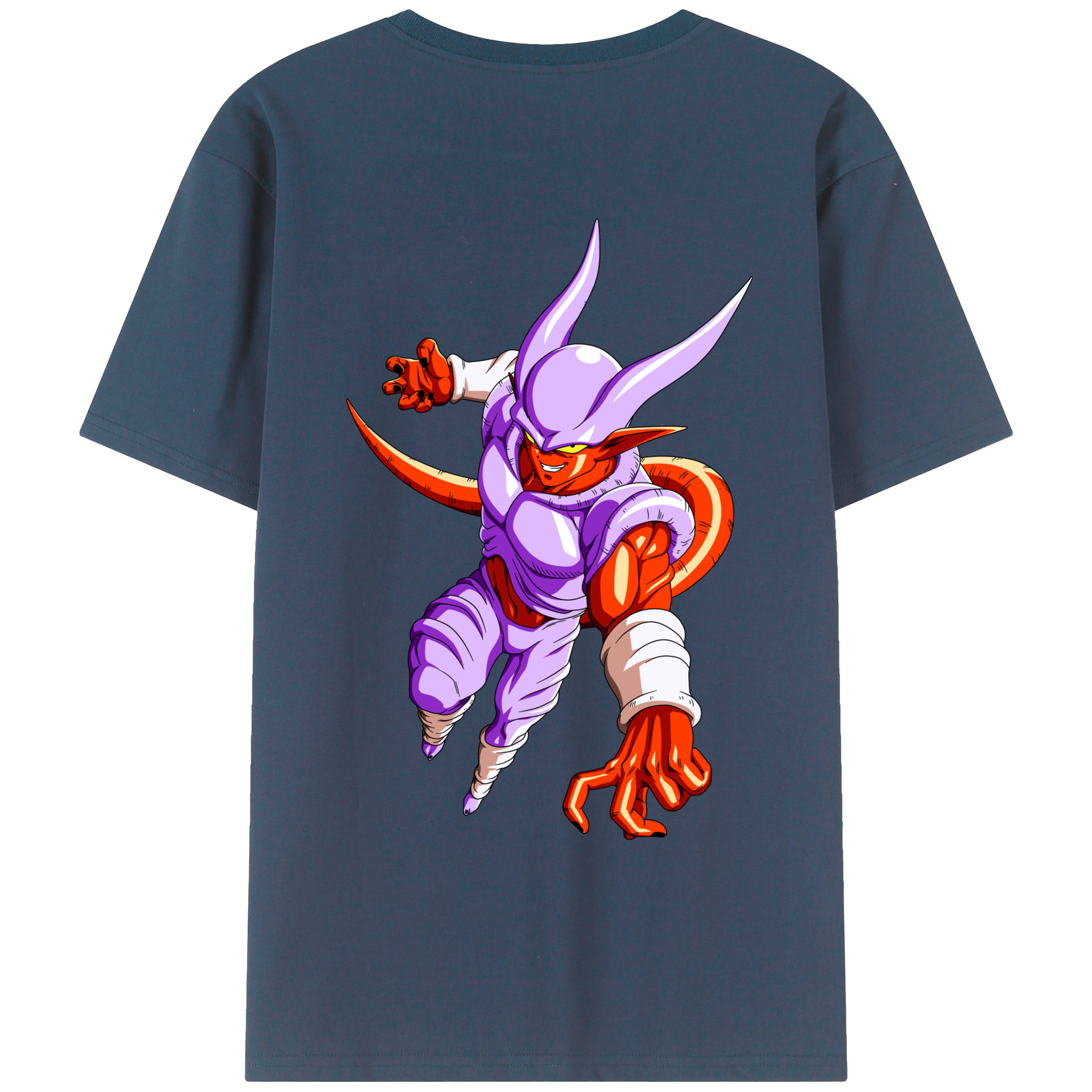 （画像用） ドラゴンボール ジャネンバ DRAGON BALL Janemba 綿100％ メンズ半袖Tシャツ（バックプリント） 通気性