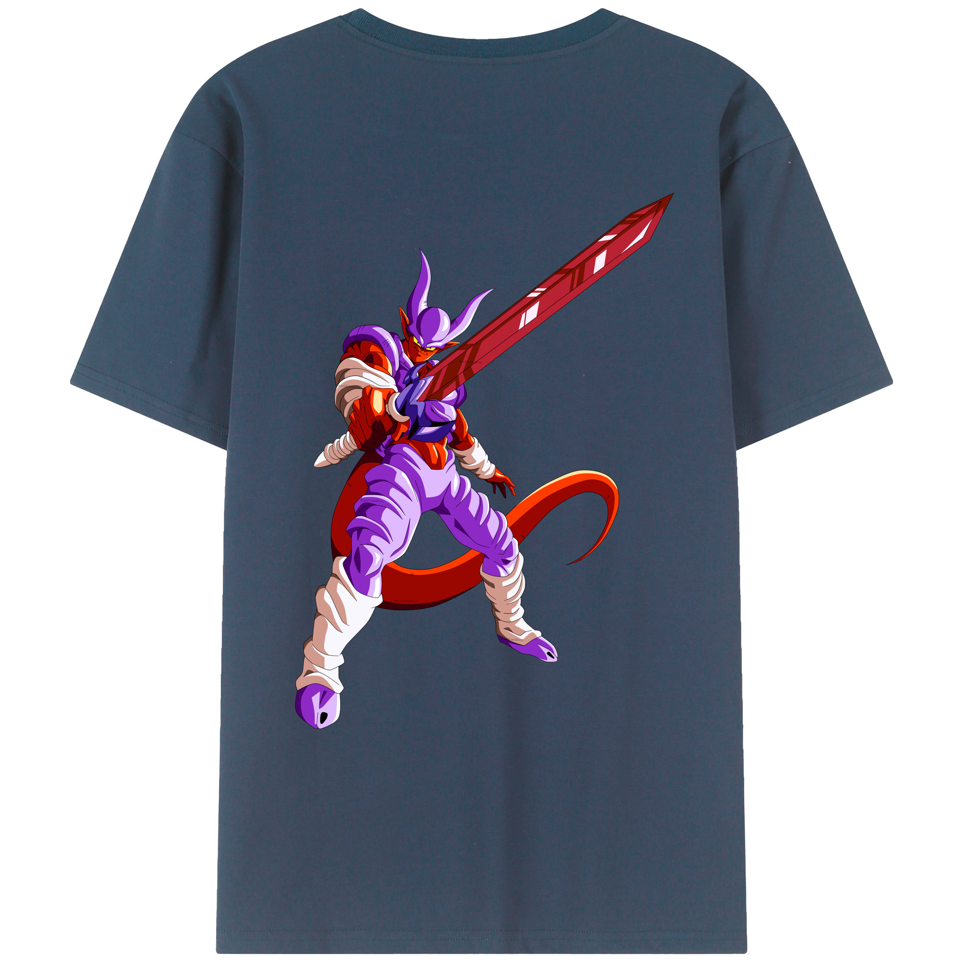 （画像用） ドラゴンボール ジャネンバ DRAGON BALL Janemba 綿100％ メンズ半袖Tシャツ（バックプリント） 通気性