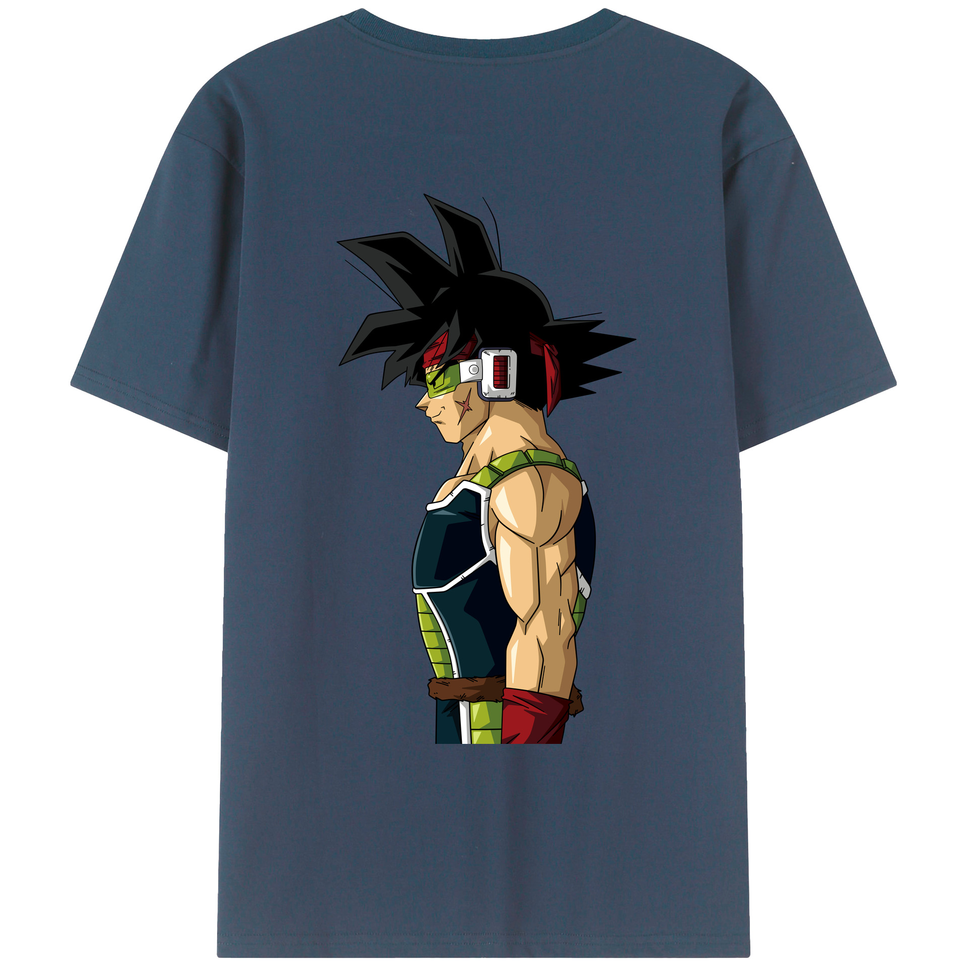 （画像用） ドラゴンボール バーダック DRAGON BALL Burdock 綿100％ メンズ半袖Tシャツ（バックプリント） 通気性
