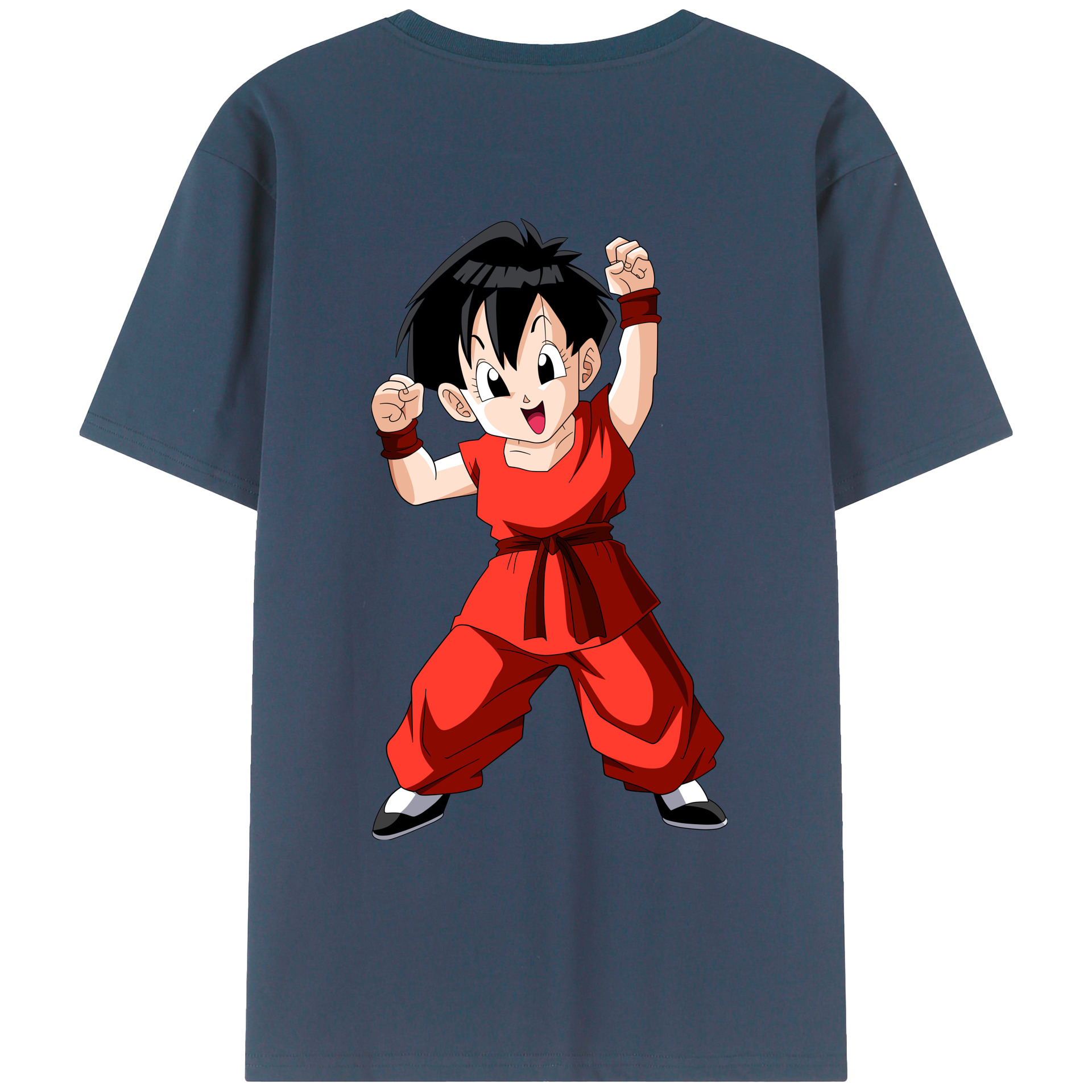 （画像用） ドラゴンボール パン DRAGON BALL Pan 綿100％ メンズ半袖Tシャツ（バックプリント） 通気性
