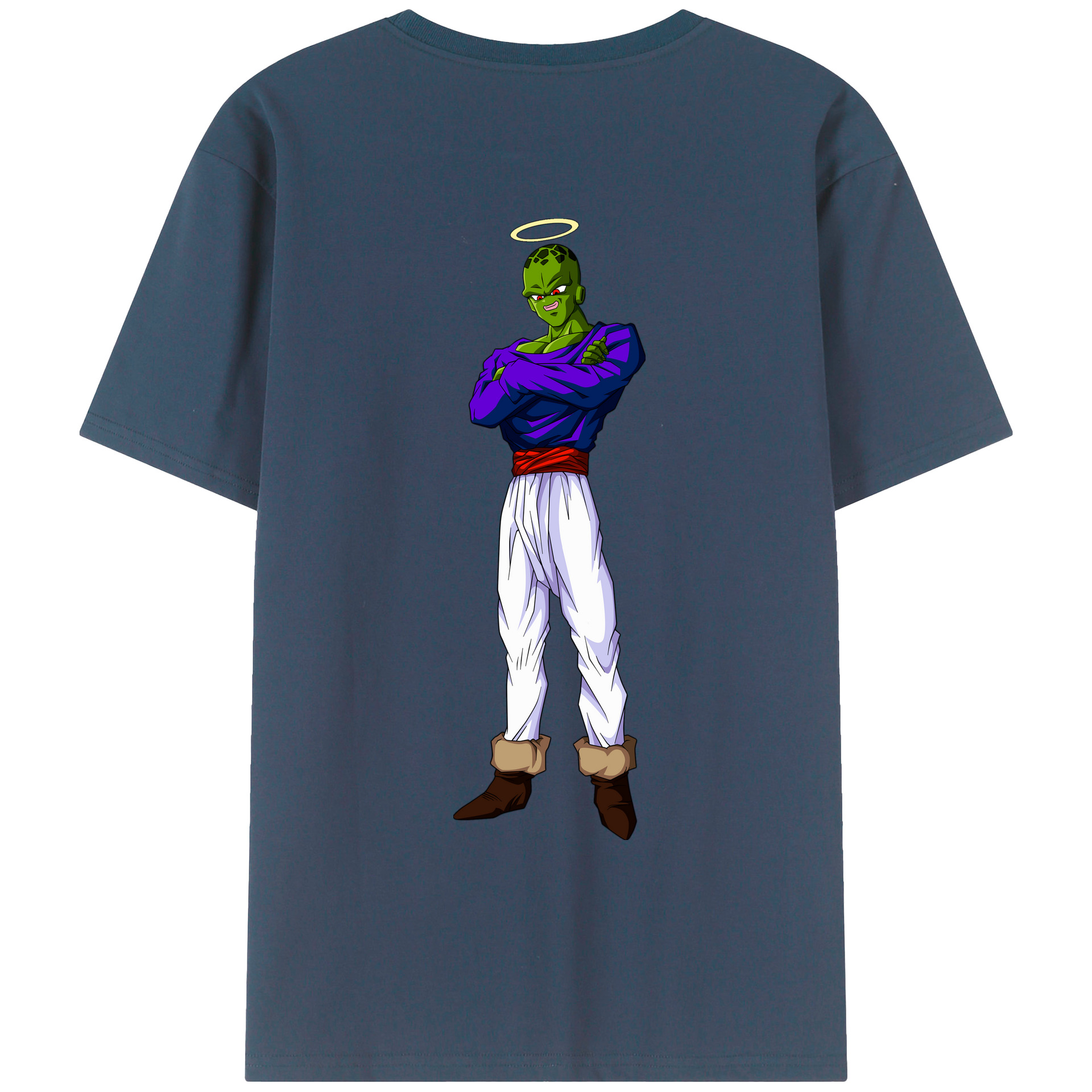 （画像用） ドラゴンボール パイクーハン DRAGON BALL Pikkon 綿100％ メンズ半袖Tシャツ（バックプリント） 通気性