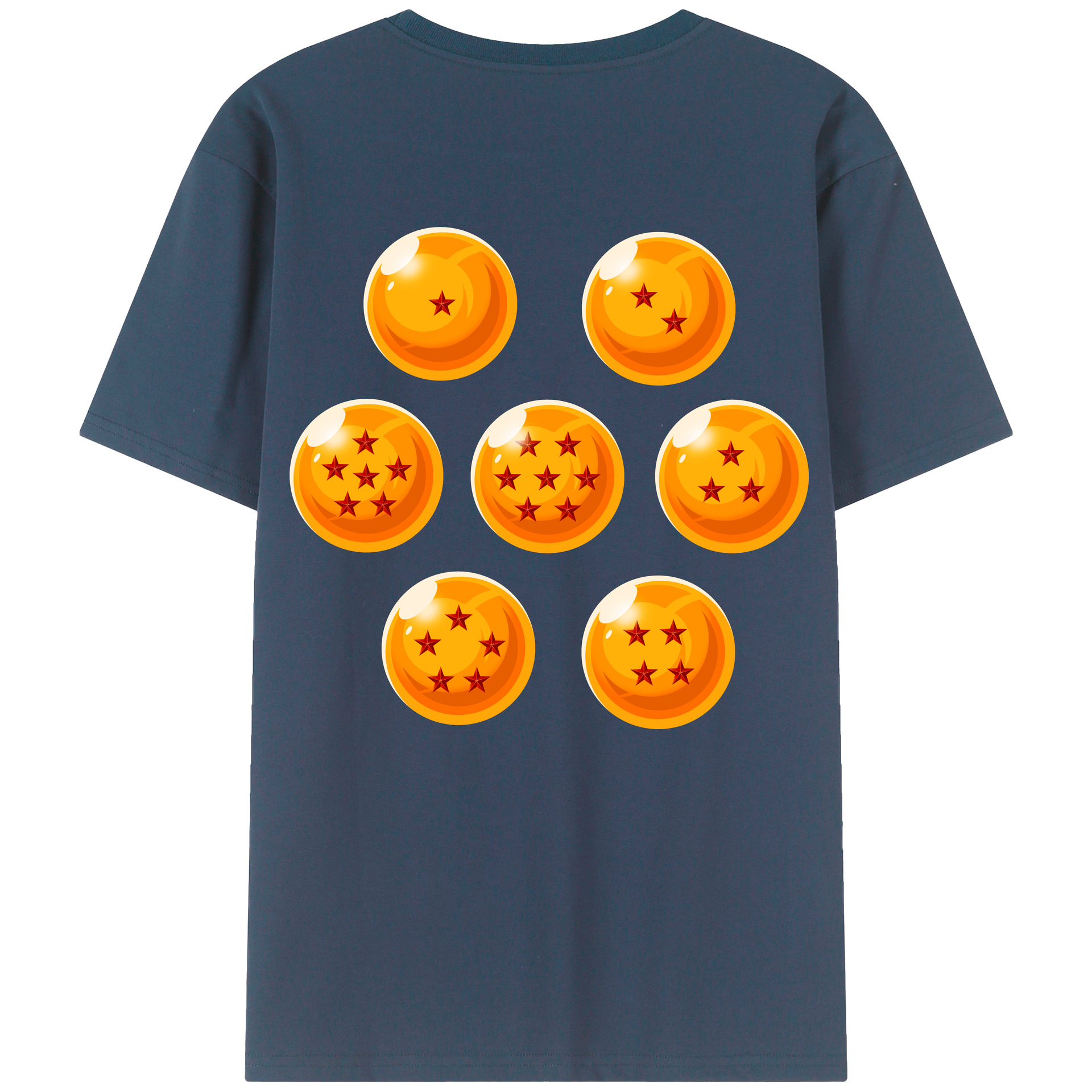 （画像用） ドラゴンボール DRAGON BALL 綿100％ メンズ半袖Tシャツ（バックプリント） 通気性