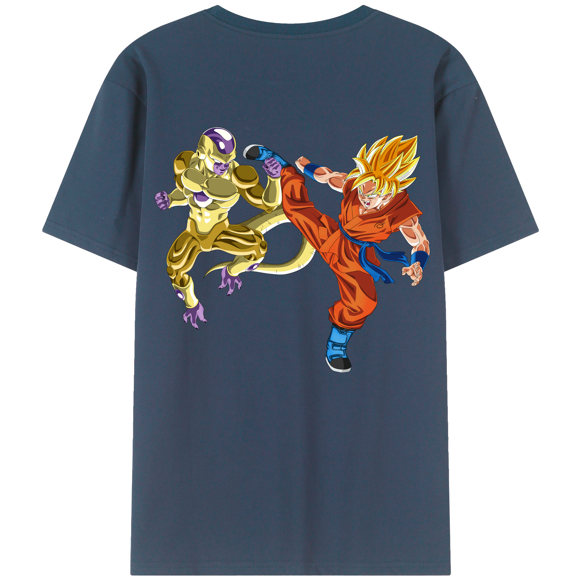 （画像用） ドラゴンボール DRAGON BALL 綿100％ メンズ半袖Tシャツ（バックプリント） 通気性