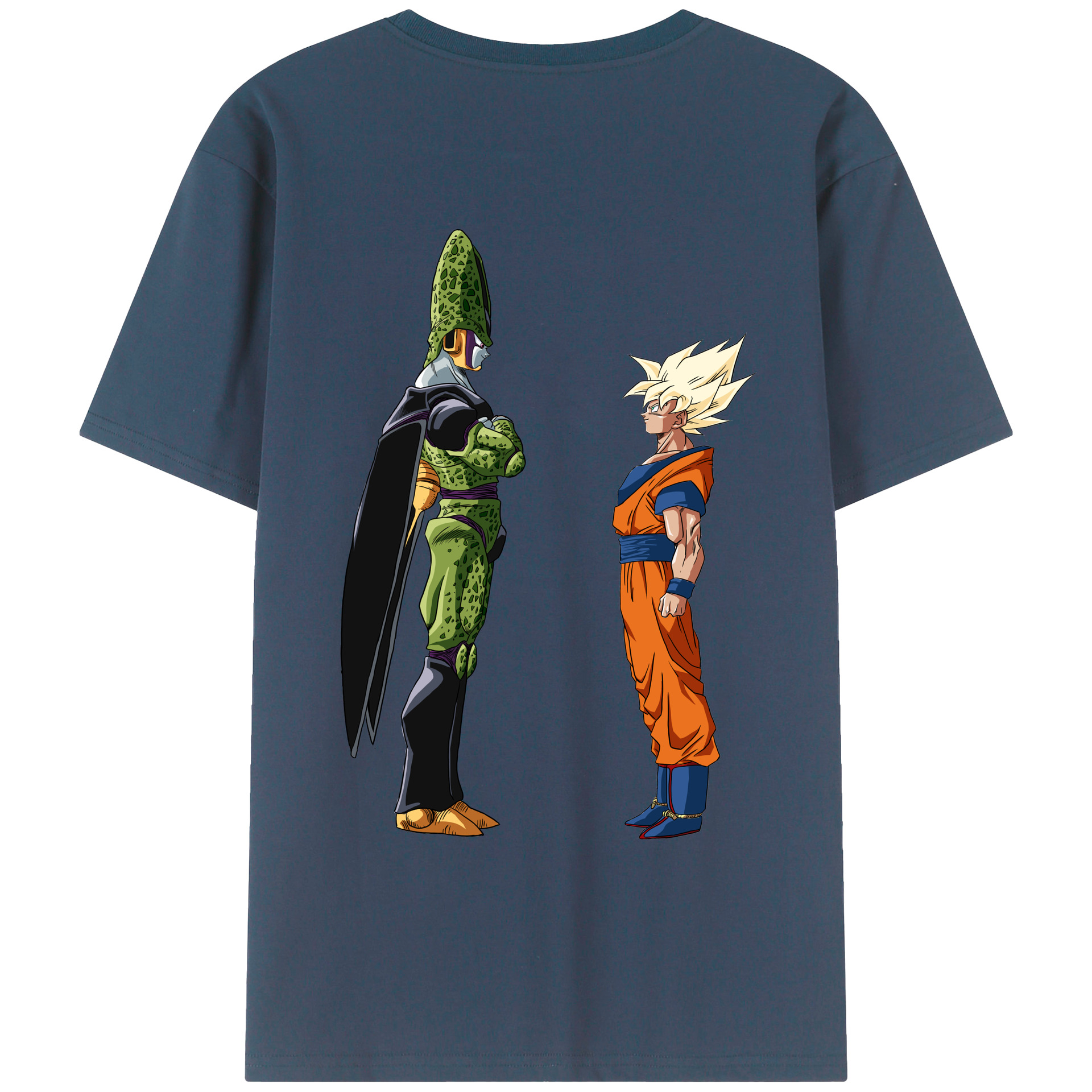 （画像用） ドラゴンボール DRAGON BALL 綿100％ メンズ半袖Tシャツ（バックプリント） 通気性