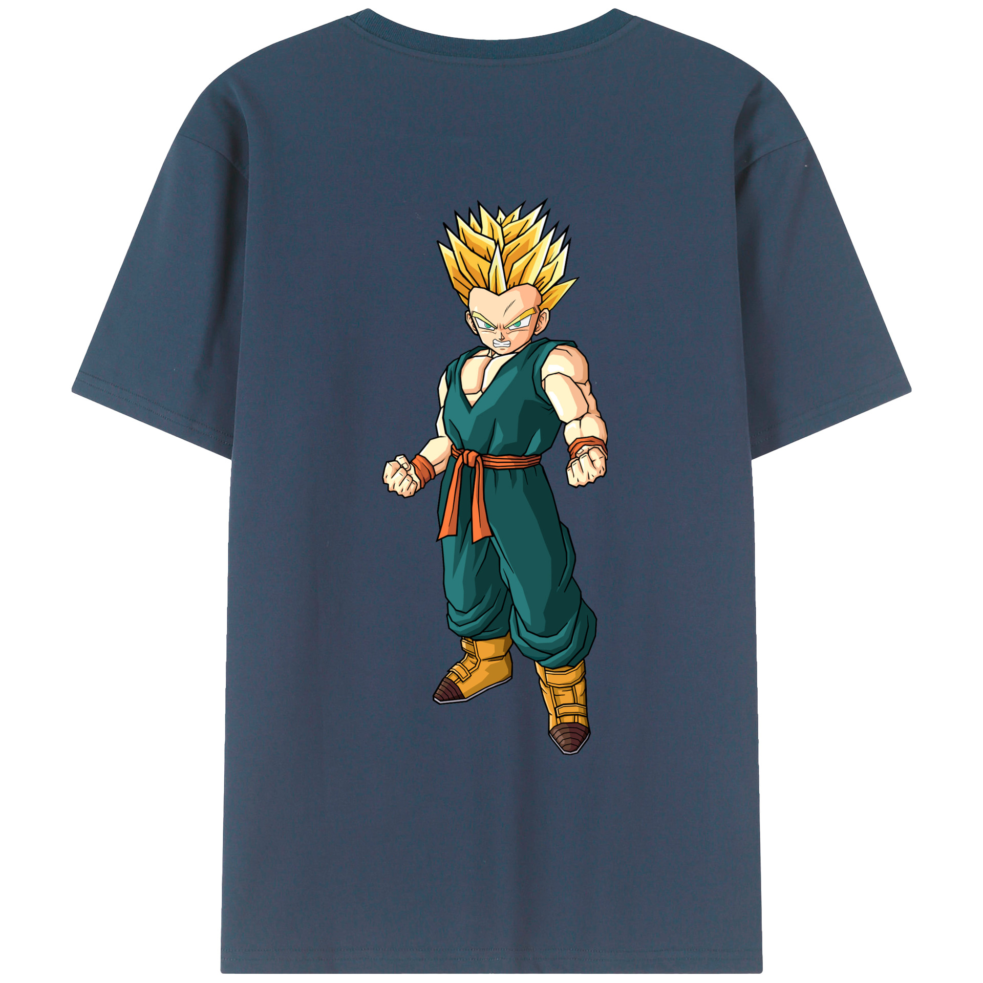 （画像用） ドラゴンボール DRAGON BALL 綿100％ メンズ半袖Tシャツ（バックプリント） 通気性