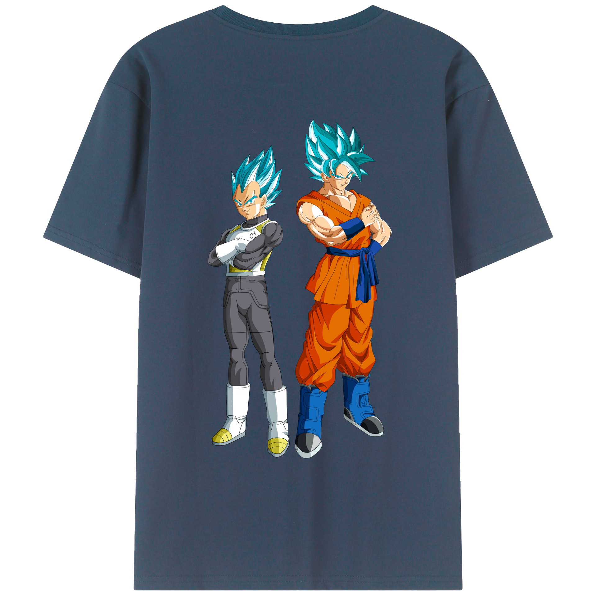 （画像用） ドラゴンボール DRAGON BALL 綿100％ メンズ半袖Tシャツ（バックプリント） 通気性