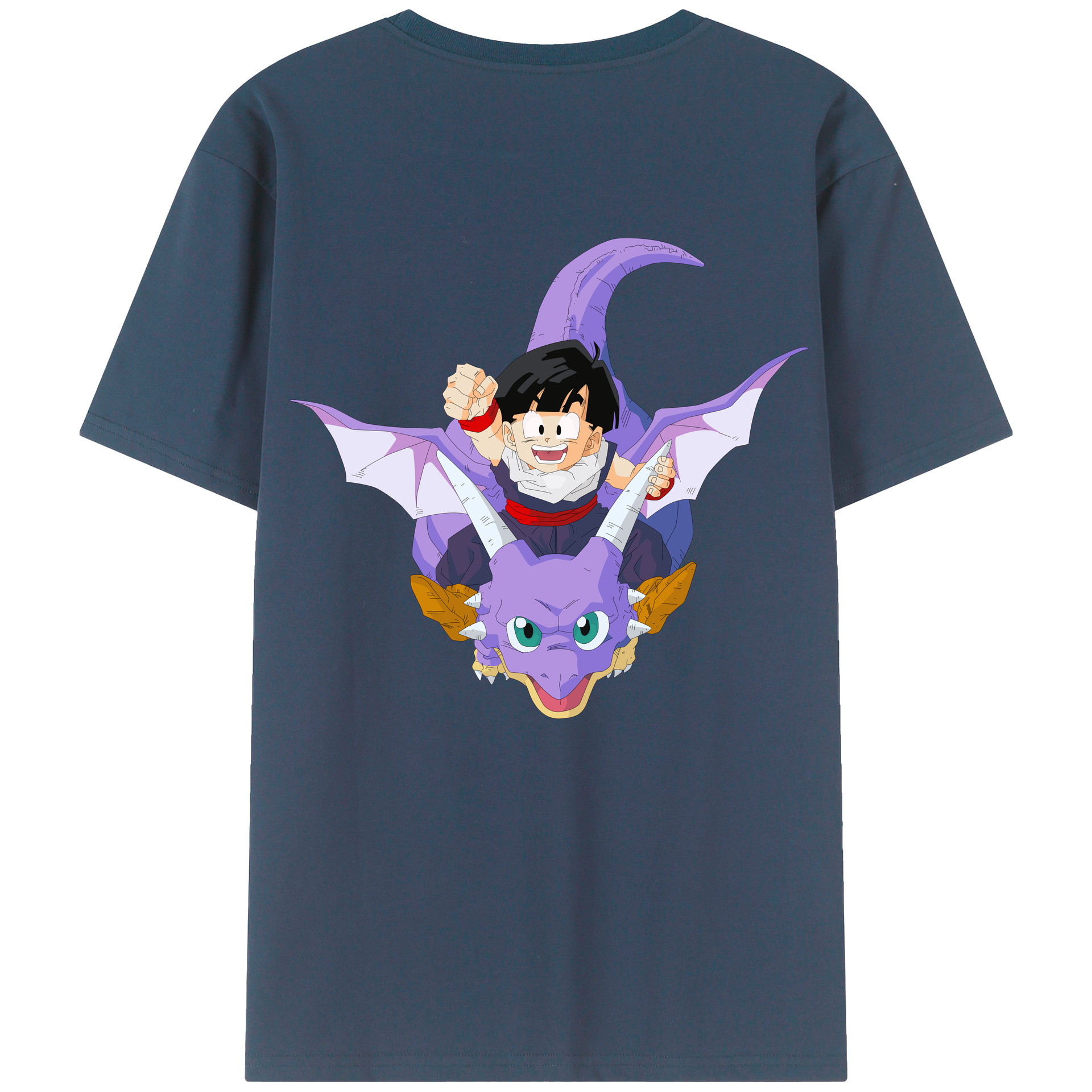 （画像用） ドラゴンボール DRAGON BALL 綿100％ メンズ半袖Tシャツ（バックプリント） 通気性
