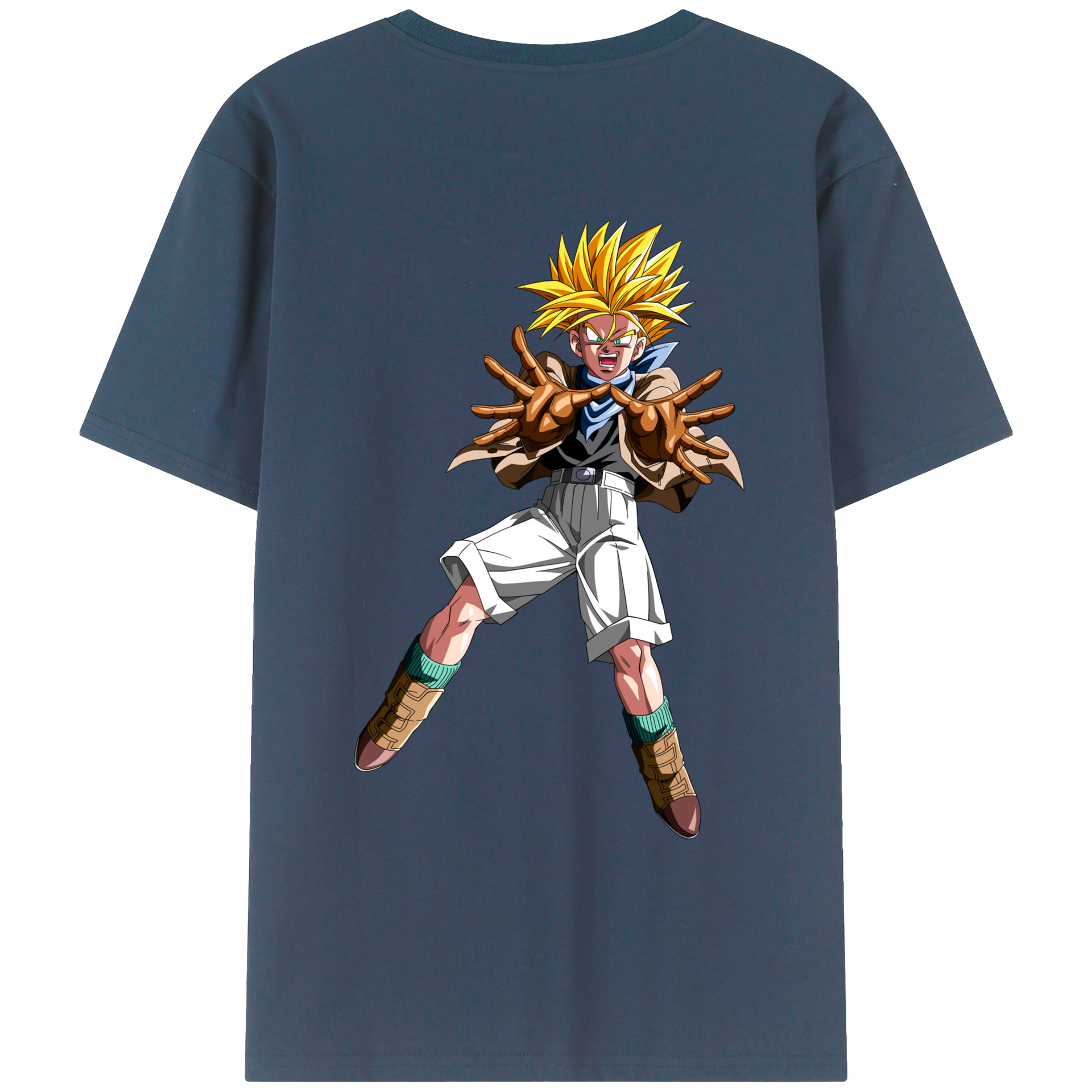 （画像用） ドラゴンボール DRAGON BALL 綿100％ メンズ半袖Tシャツ（バックプリント） 通気性