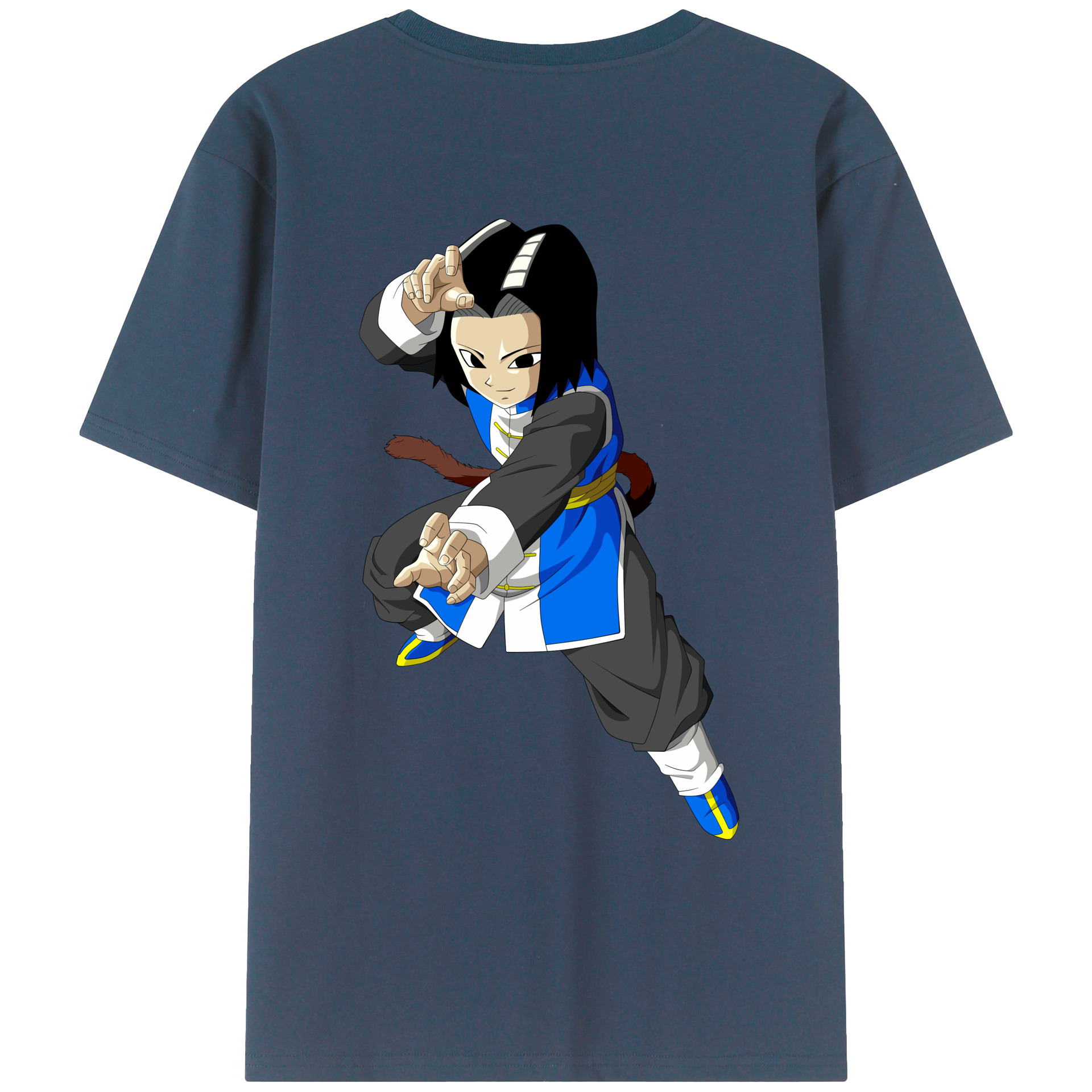 （画像用） ドラゴンボール DRAGON BALL 綿100％ メンズ半袖Tシャツ（バックプリント） 通気性