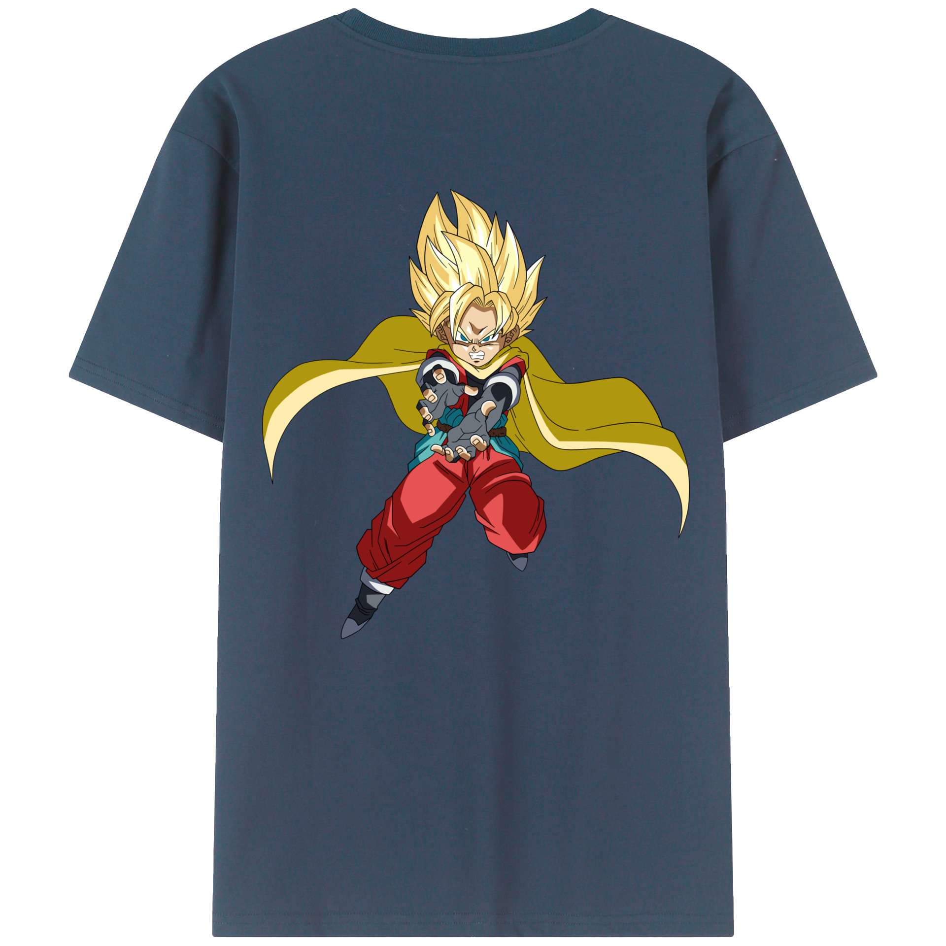 （画像用） ドラゴンボール DRAGON BALL 綿100％ メンズ半袖Tシャツ（バックプリント） 通気性