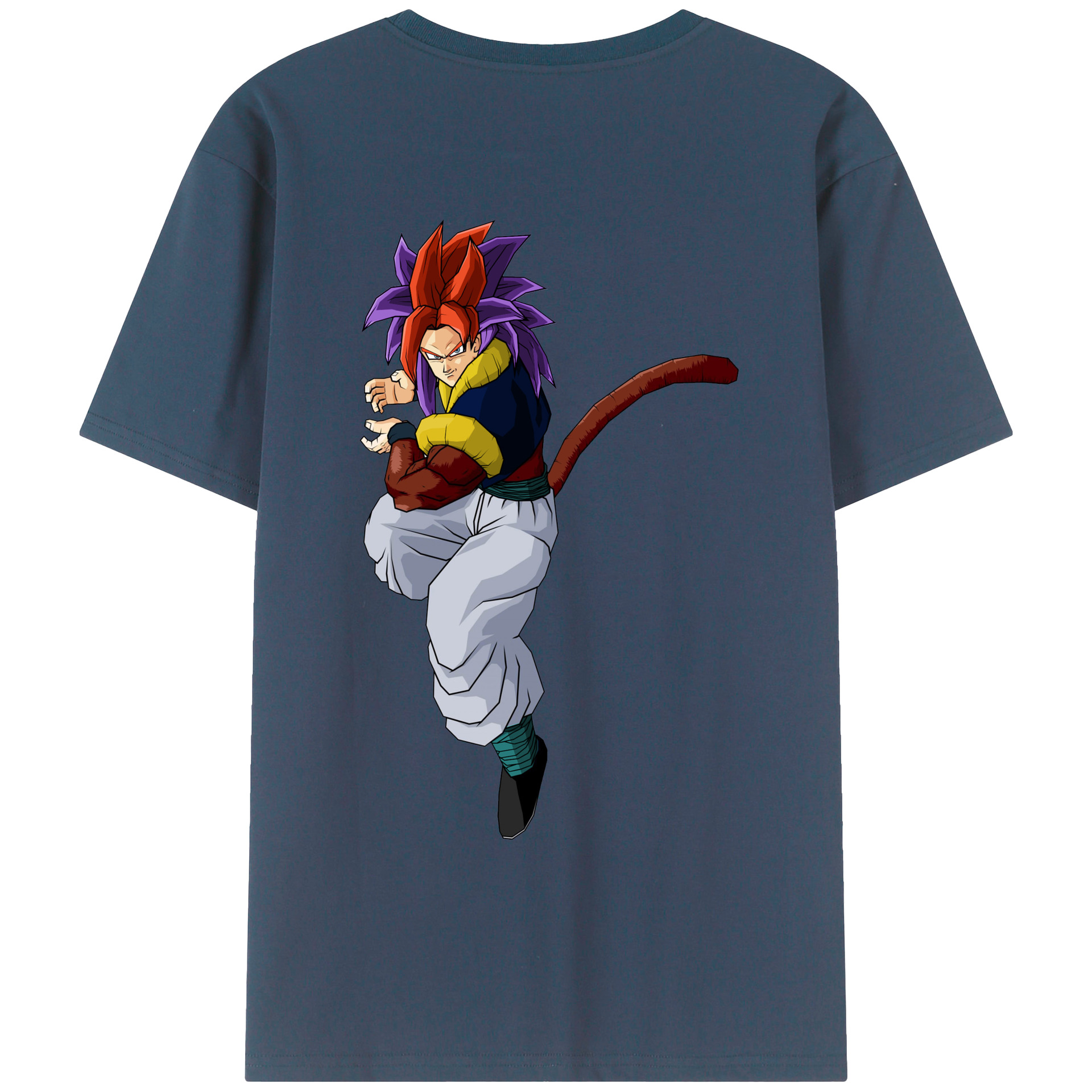 （画像用） ドラゴンボール DRAGON BALL 綿100％ メンズ半袖Tシャツ（バックプリント） 通気性