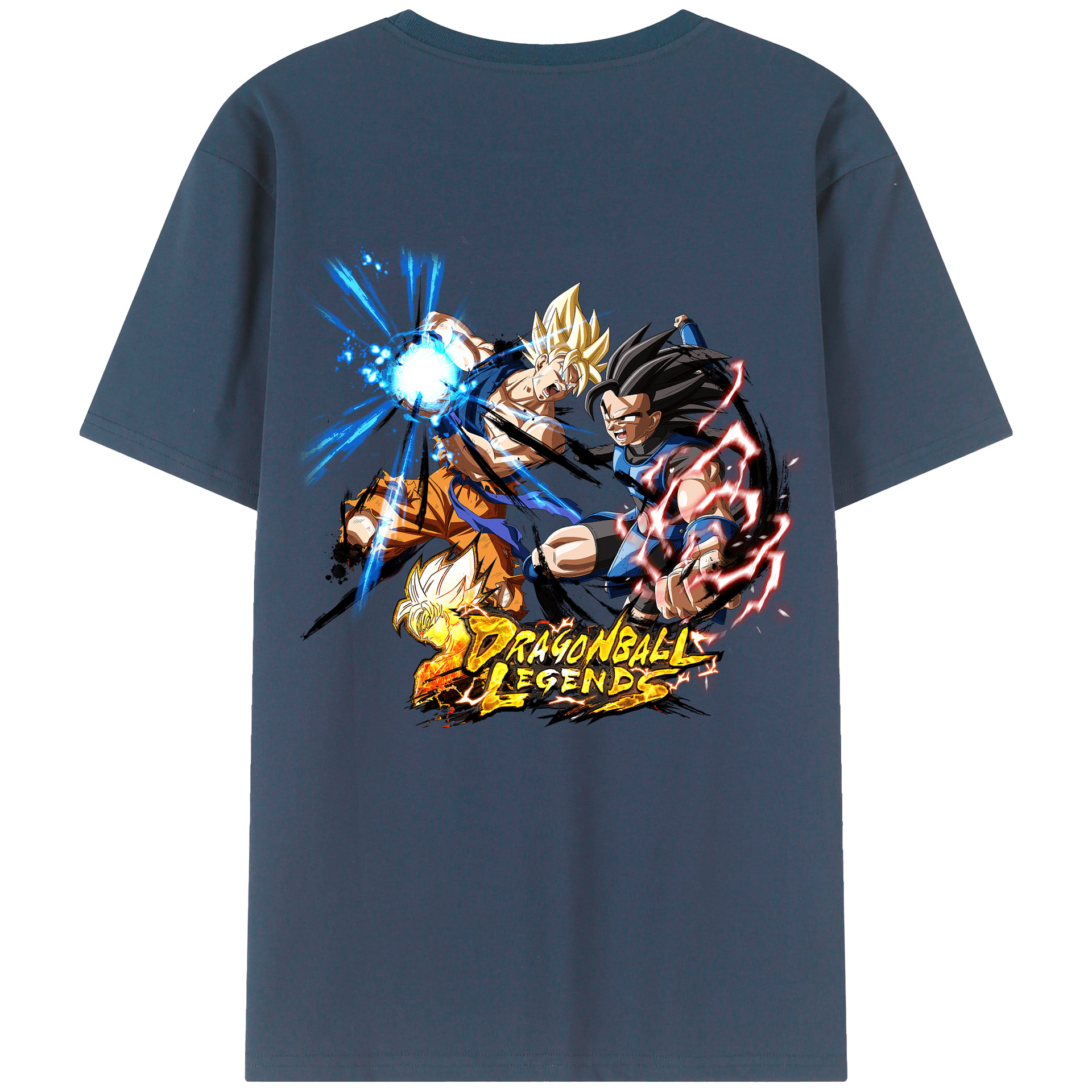 （画像用） ドラゴンボール DRAGON BALL 綿100％ メンズ半袖Tシャツ（バックプリント） 通気性
