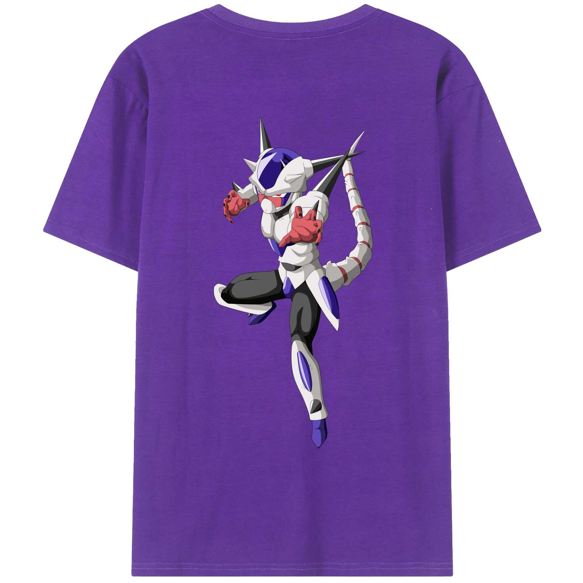 （画像用） ドラゴンボール クリーサ DRAGON BALL Kulisa 綿100％ メンズ半袖Tシャツ（バックプリント） 通気性