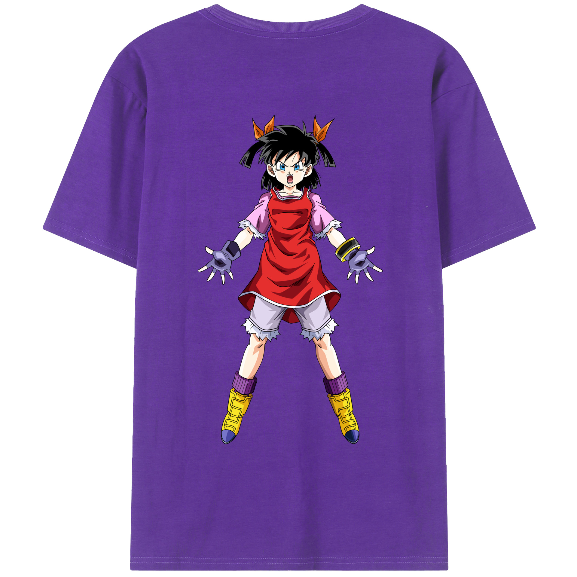 （画像用） ドラゴンボール パン DRAGON BALL Pan 綿100％ メンズ半袖Tシャツ（バックプリント） 通気性