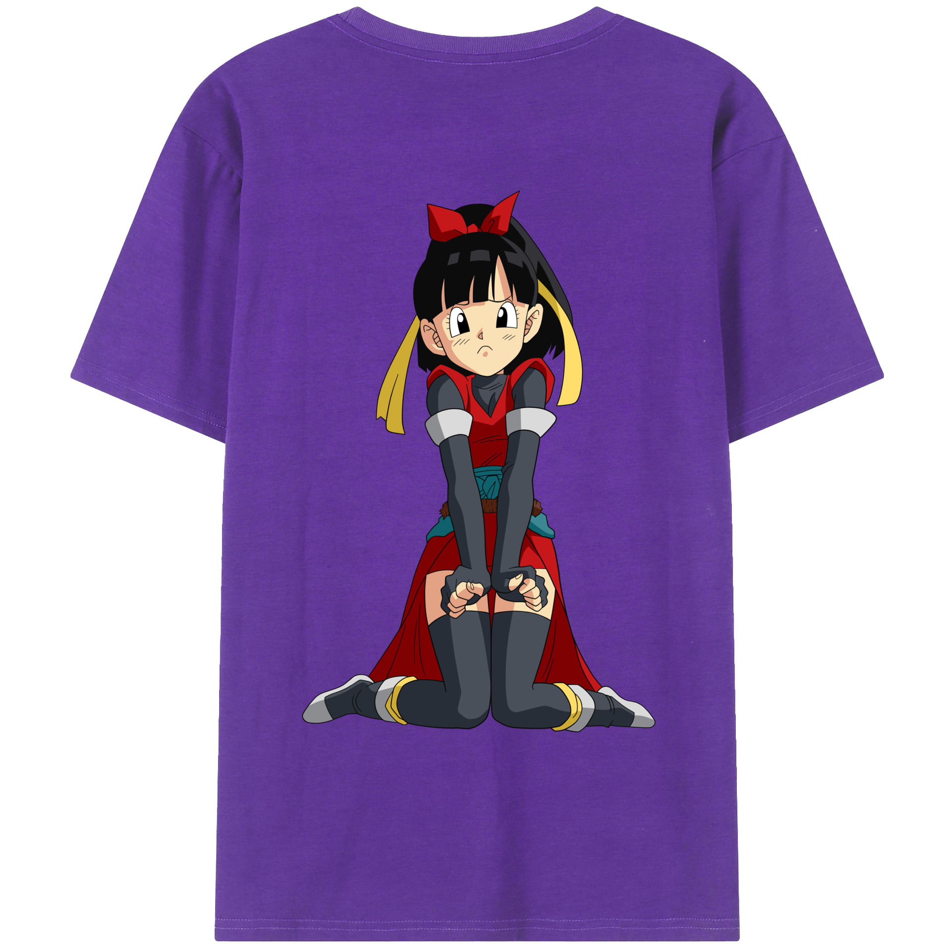 （画像用） ドラゴンボール パン DRAGON BALL Pan 綿100％ メンズ半袖Tシャツ（バックプリント） 通気性