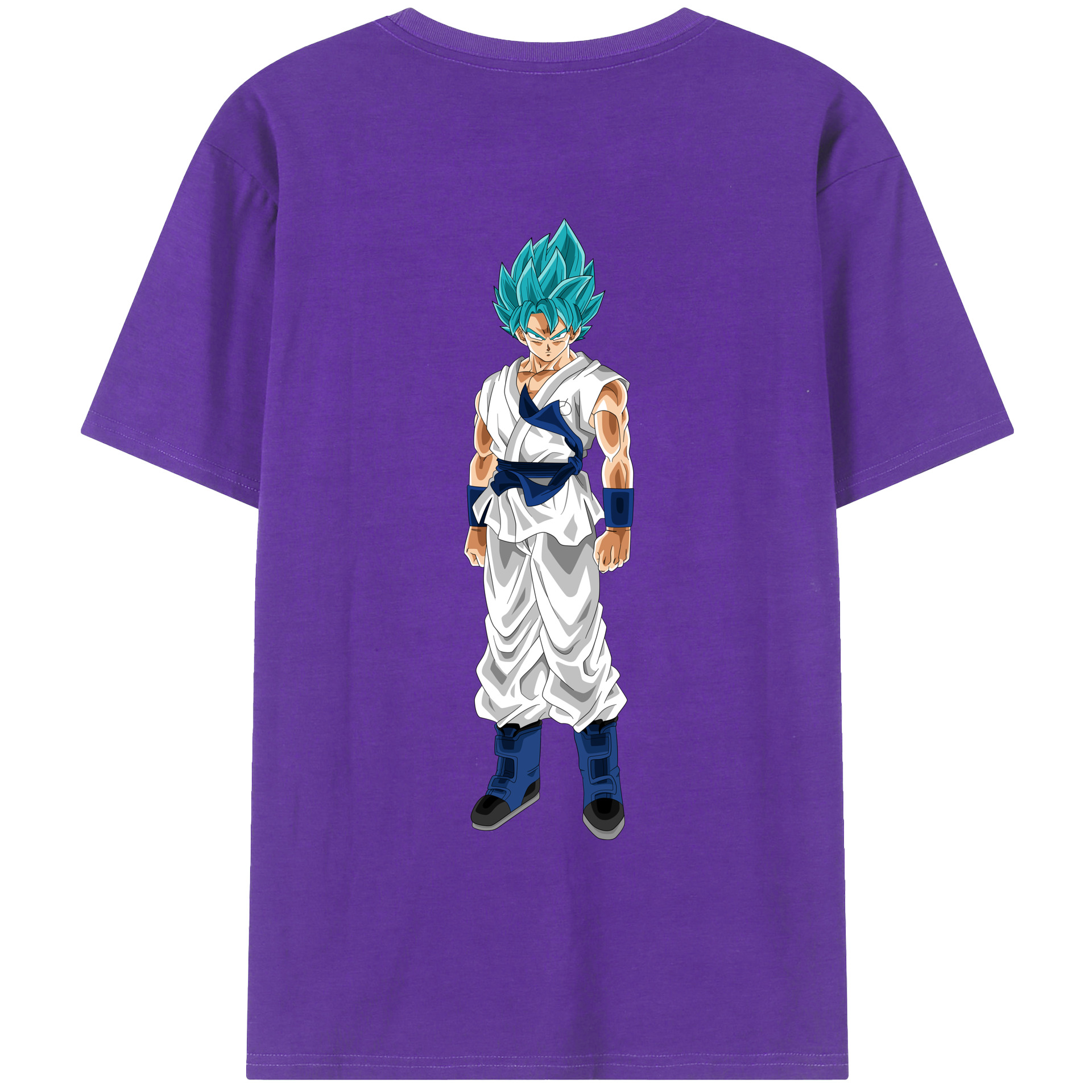 （画像用） ドラゴンボール 孫 悟飯（そんごはん）DRAGON BALL Son Gohan 綿100％ メンズ半袖Tシャツ（バックプリント） 通気性