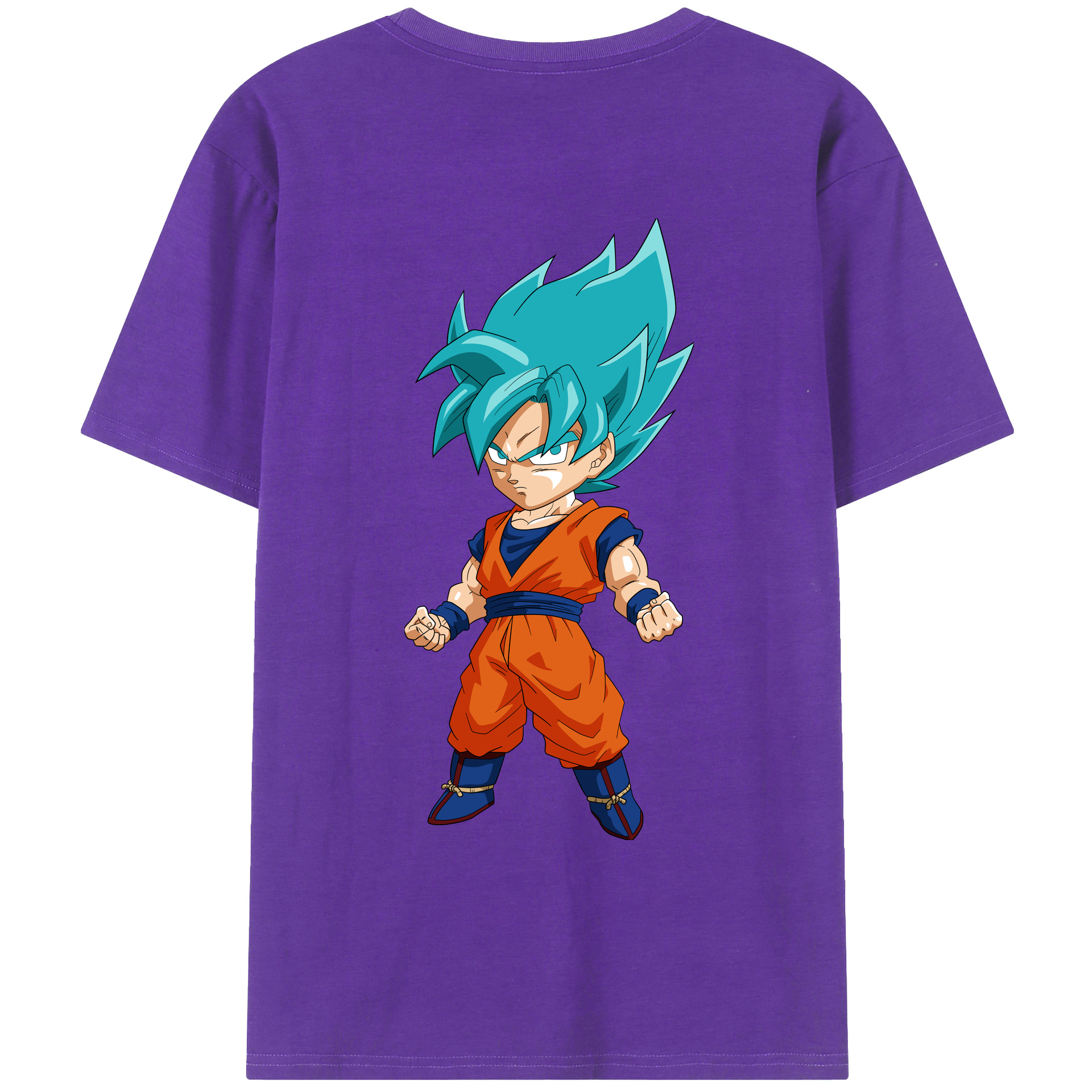 （画像用） ドラゴンボール 孫 悟飯（そんごはん）DRAGON BALL Son Gohan 綿100％ メンズ半袖Tシャツ（バックプリント） 通気性